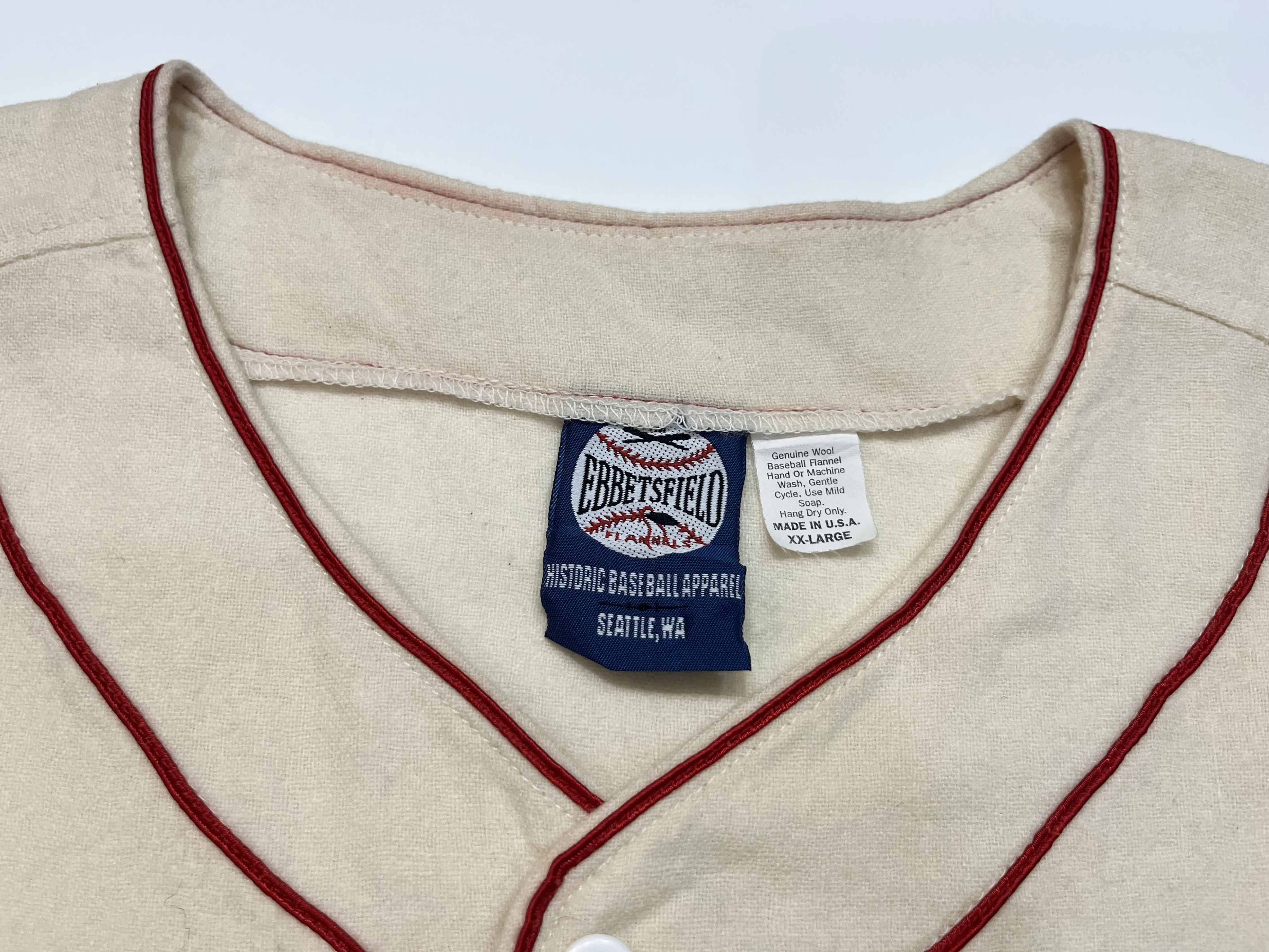 Ebbets Field Flannels Ebbets Field Flannels Seattle Rainiers #7 Baseball Jersey Size US XXL / EU 58 / 5 - 3 Thumbnail