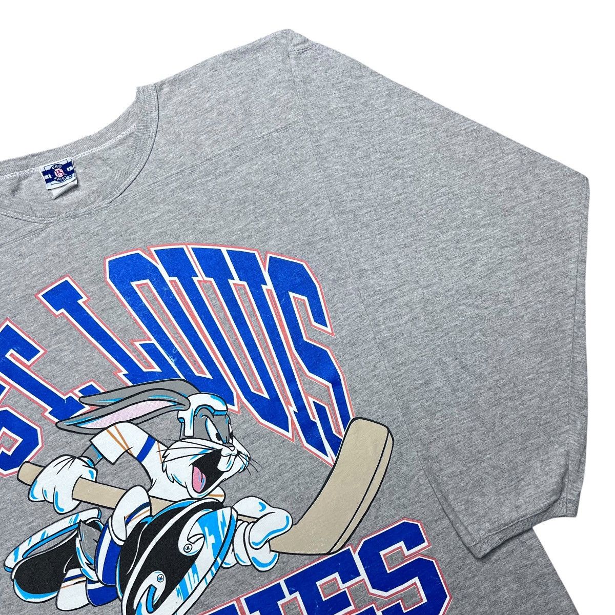 NHL Vtg 1993 NHL St. Louis Blues Bugs Bunny Hockey Graphic Tee Size US L / EU 52-54 / 3 - 17 Thumbnail