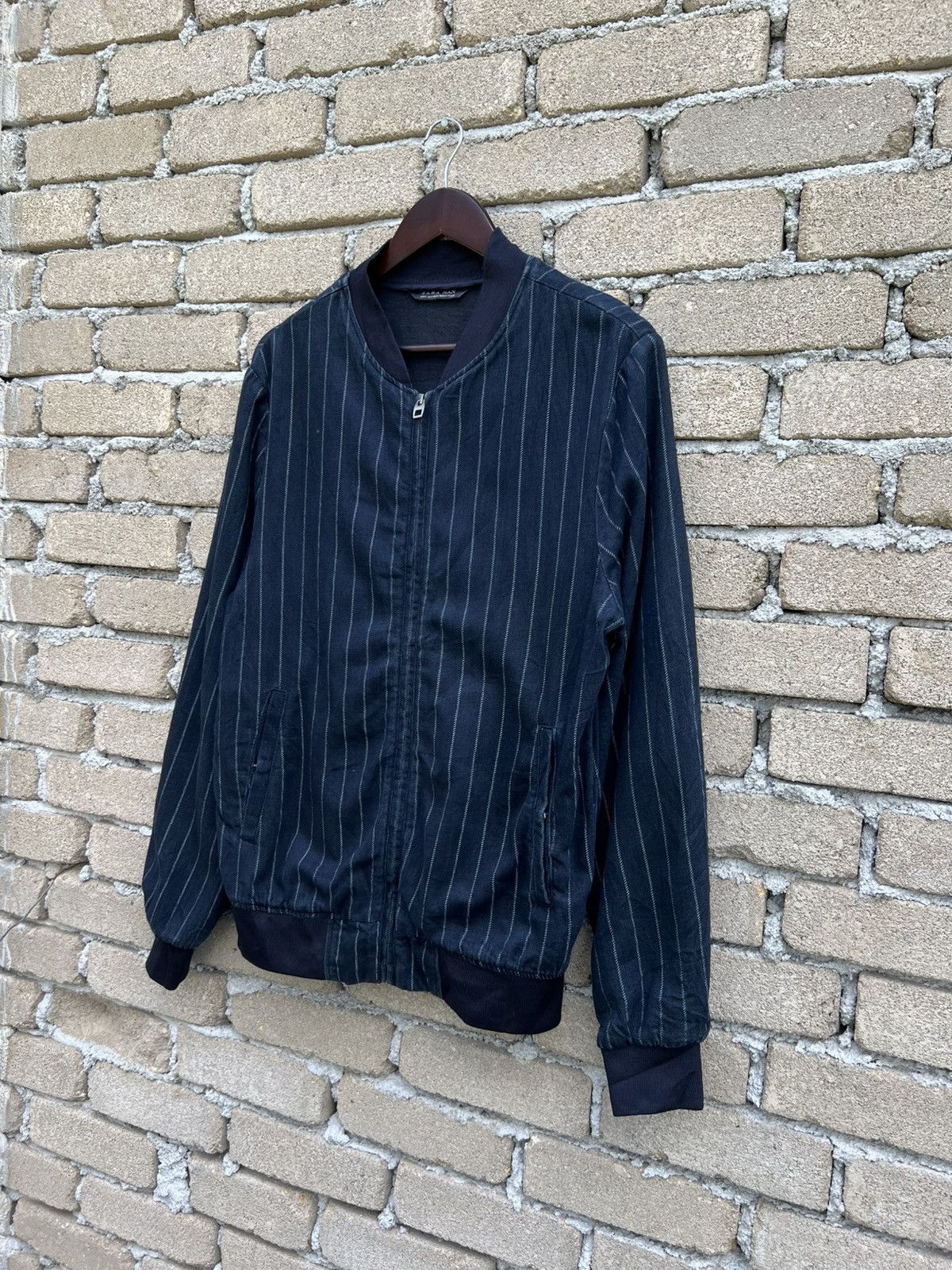 Zara Zara Man Zipper Stripe Jacket Size US M / EU 48-50 / 2 - 4 Thumbnail