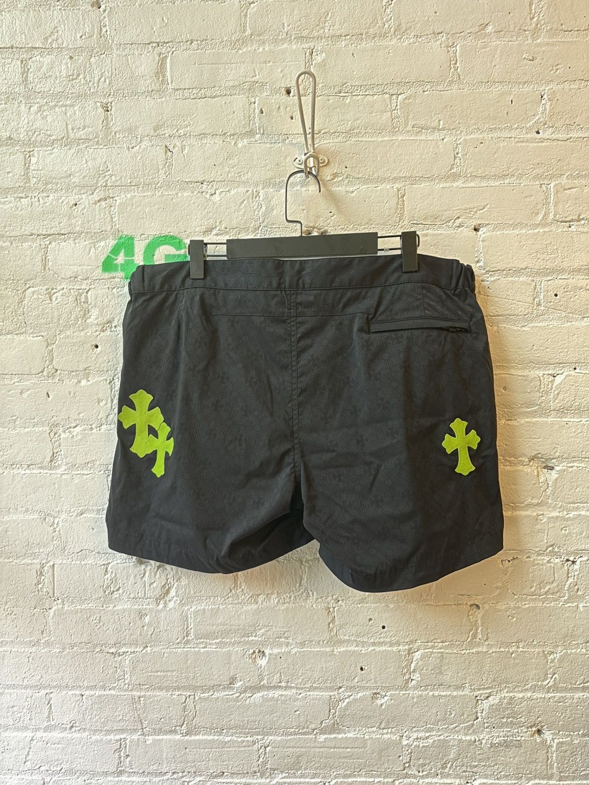 Chrome Hearts CHROME HEARTS XXL 1-1 4G GREEN PATCH SHORTS Size US 38 / EU 54 - 5 Thumbnail