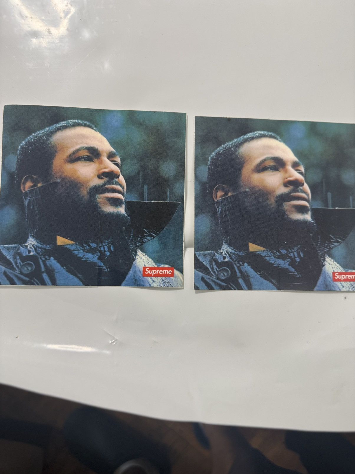 Supreme Supreme Marvin Gaye Sticker Set of 2 Size ONE SIZE - 1 Preview