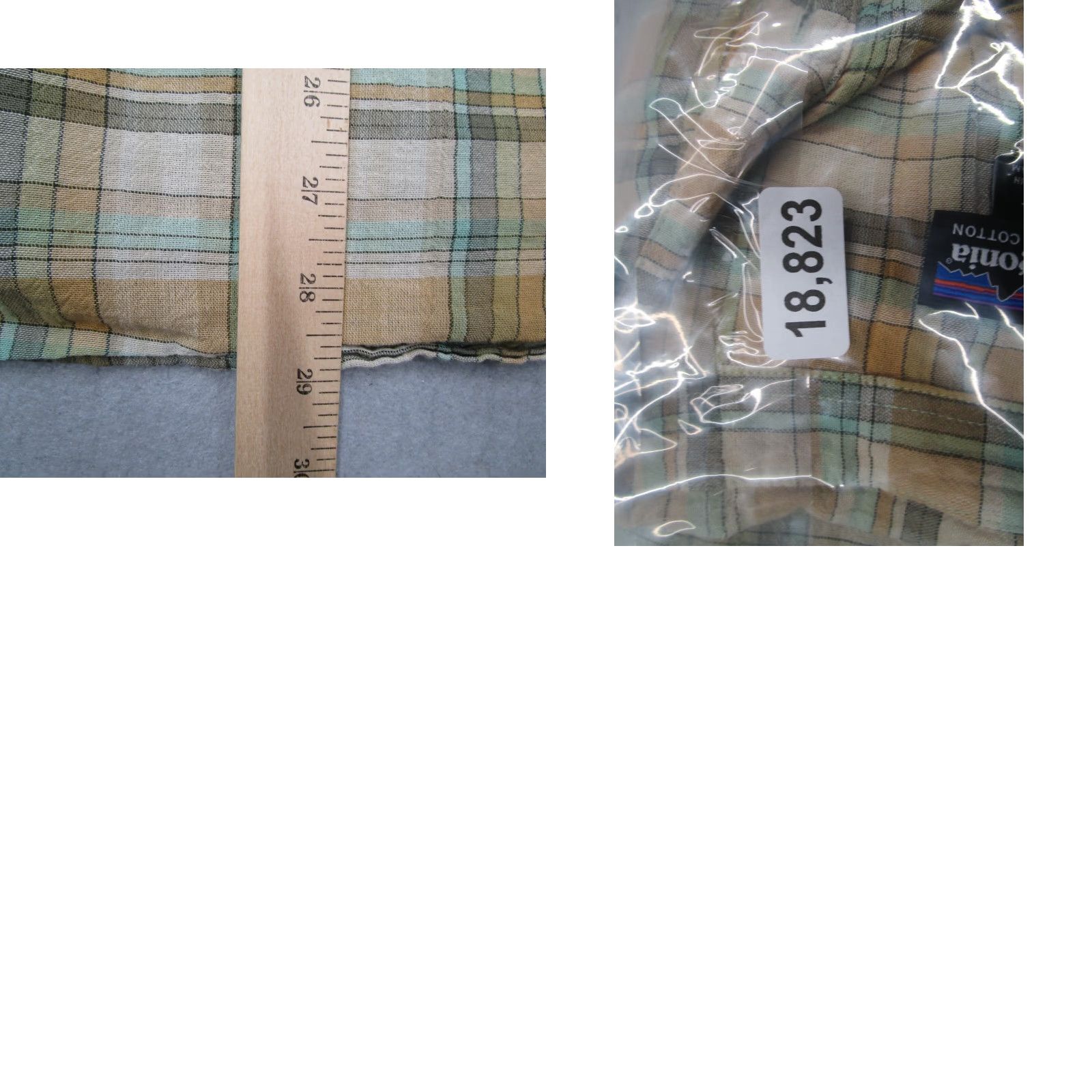 Patagonia Patagonia Shirt Mens XL Beige Check Short Sleeve Button-Up 100% Organic Cotton Workwear Size US XL / EU 56 / 4 - 8 Thumbnail
