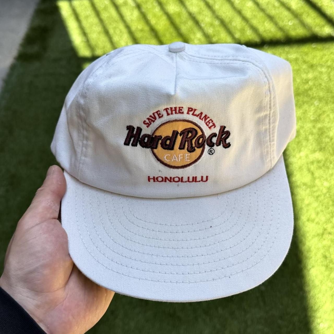 Hard Rock Cafe Hard Rock Cafe Honolulu white baseball cap vintage Size ONE SIZE - 1 Thumbnail