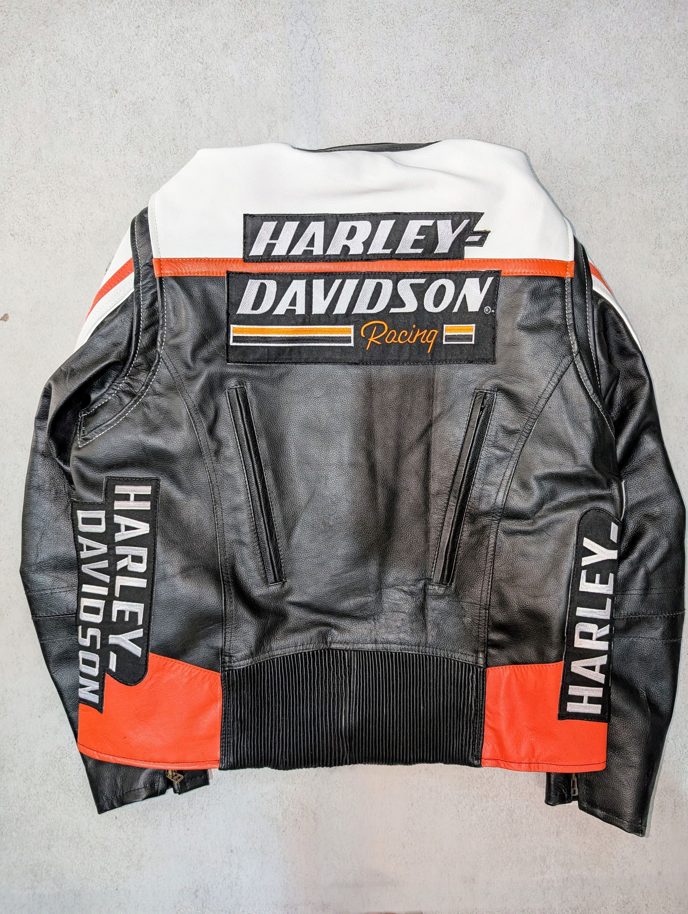 Harley Davidson Harley Davidson Leather Racing Jacket Rare Motorcycle wear Size US M / EU 48-50 / 2 - 6 Thumbnail