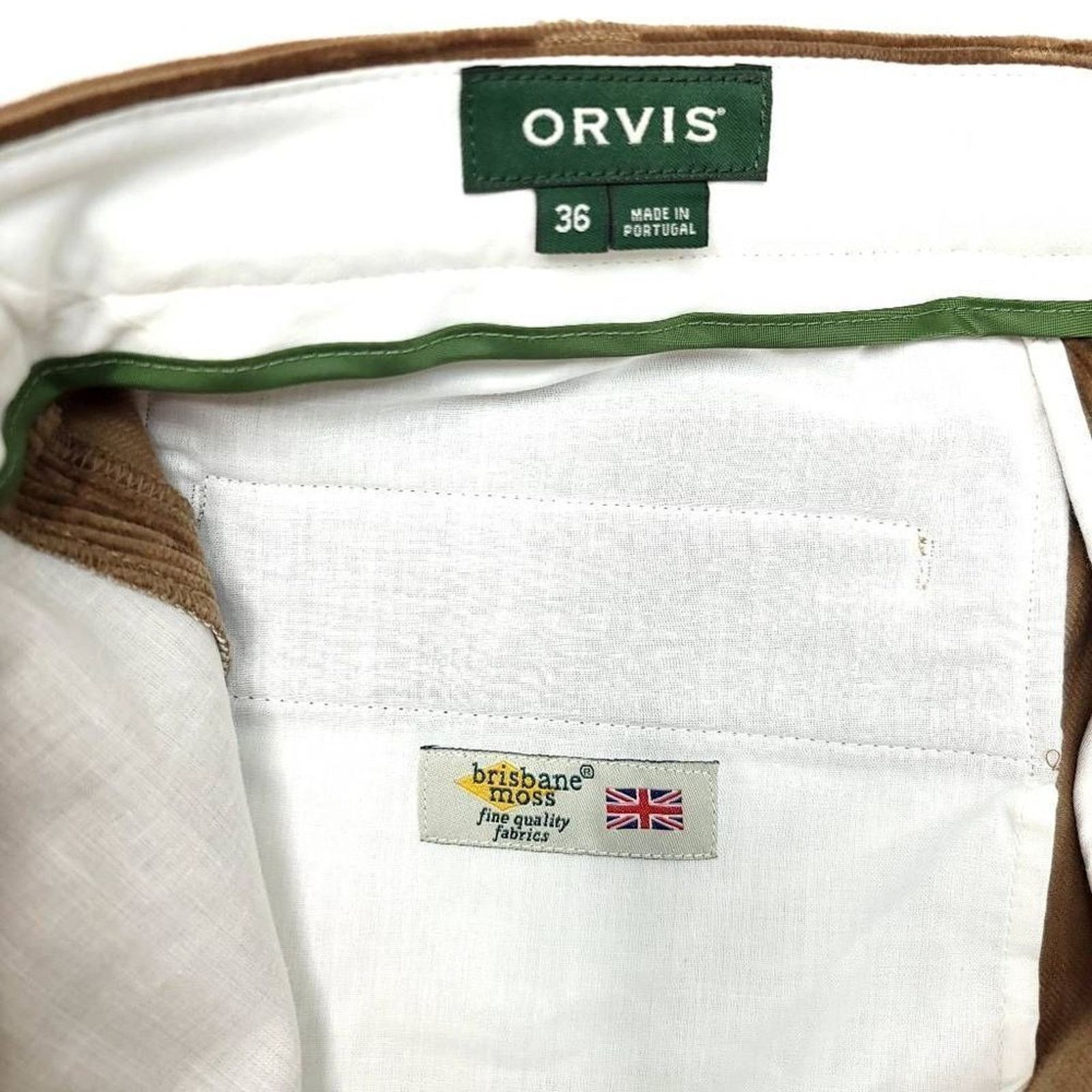 Orvis Orvis Brisbane Moss Corduroy Pants Mens 36x27 Cuffed Size US 36 / EU 52 - 3 Thumbnail