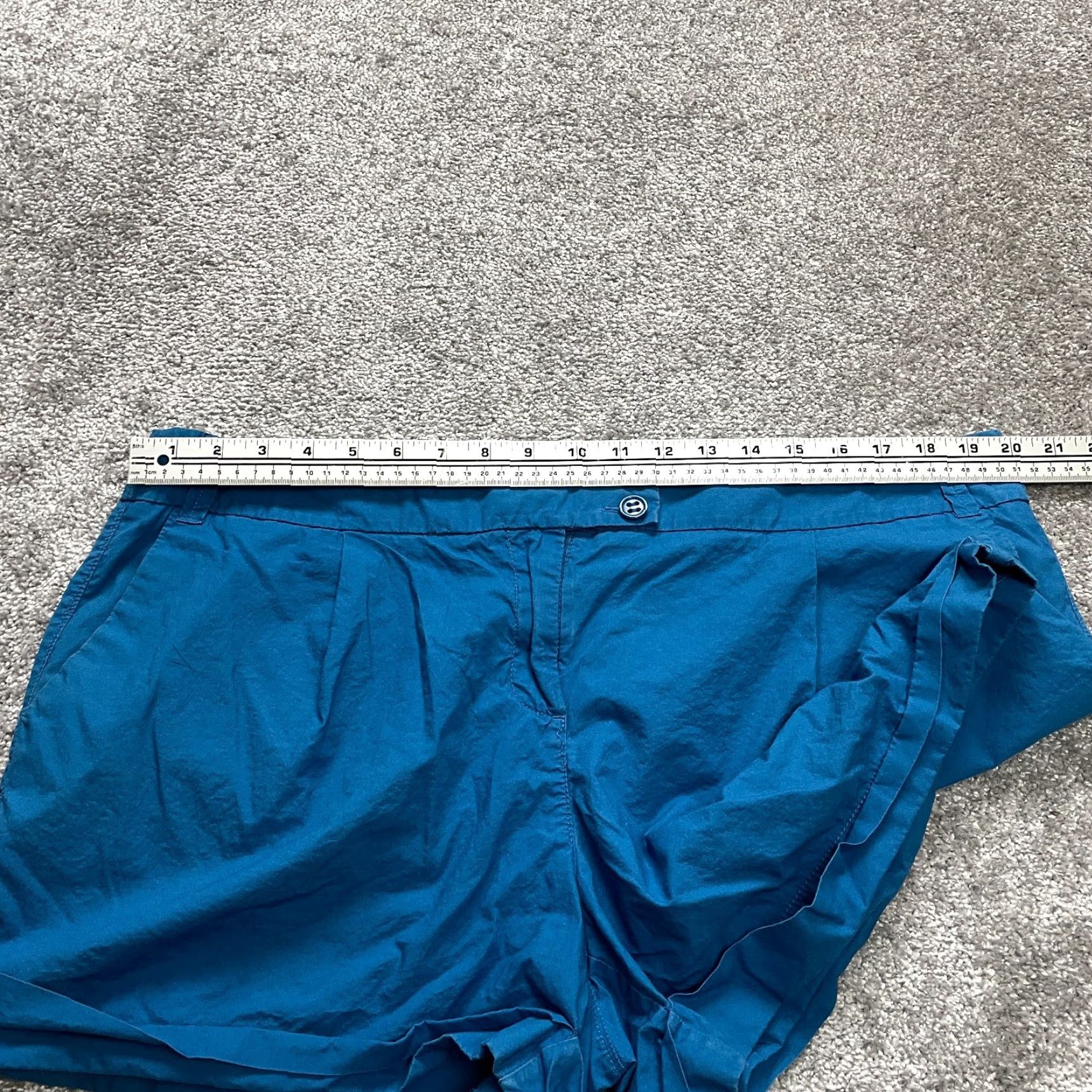 Vintage VINTAGE? No. New york and Co Bermuda Shorts Womens 18 Blue Cotton Casual Ladies 3" Inseam Size 27" / US 4 / IT 40 - 4 Thumbnail