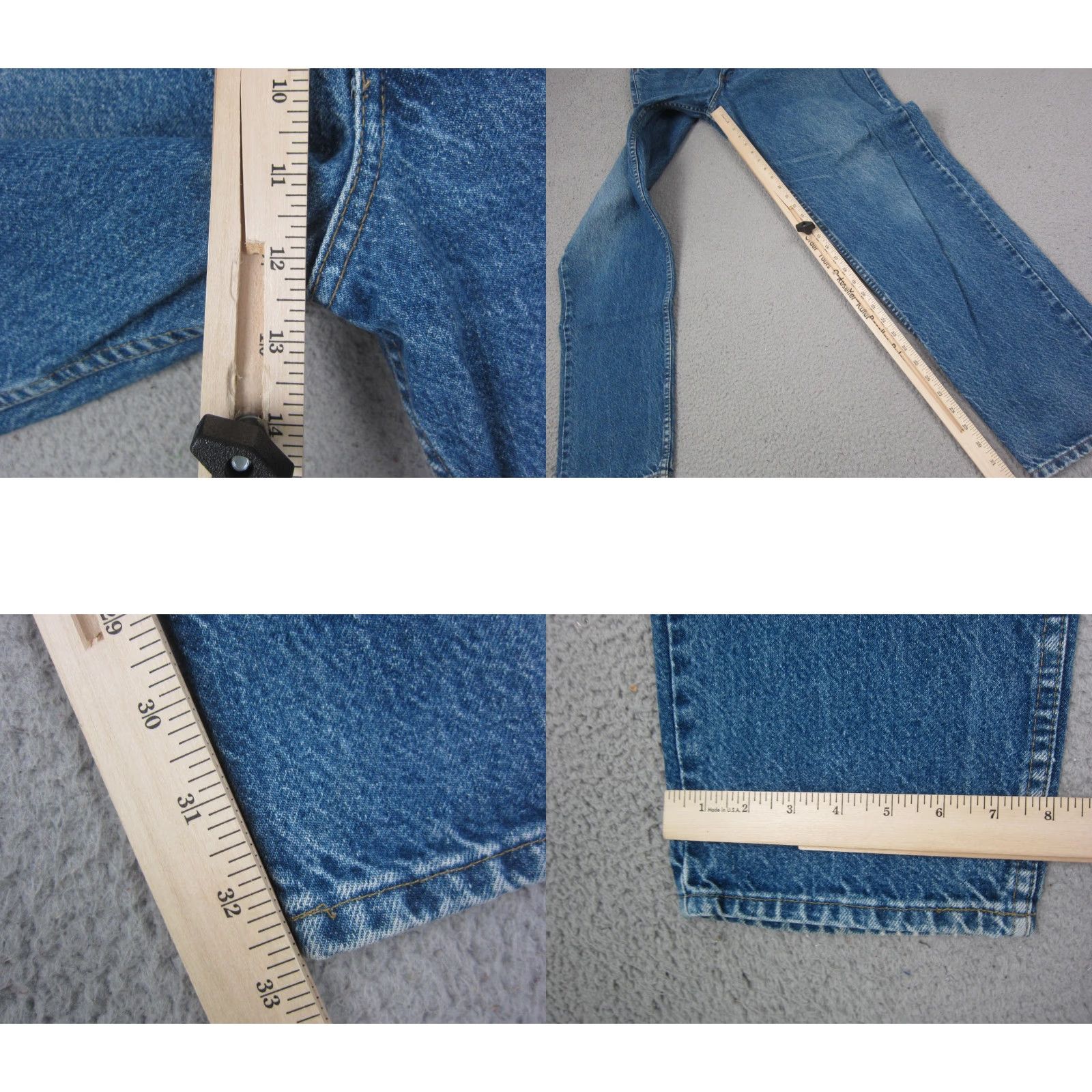 Carhartt Carhartt Jeans Mens Regular Straight Blue Denim Relaxed Fit 38x34 5-Pocket Workwear B17DST Size US 38 / EU 54 - 8 Thumbnail