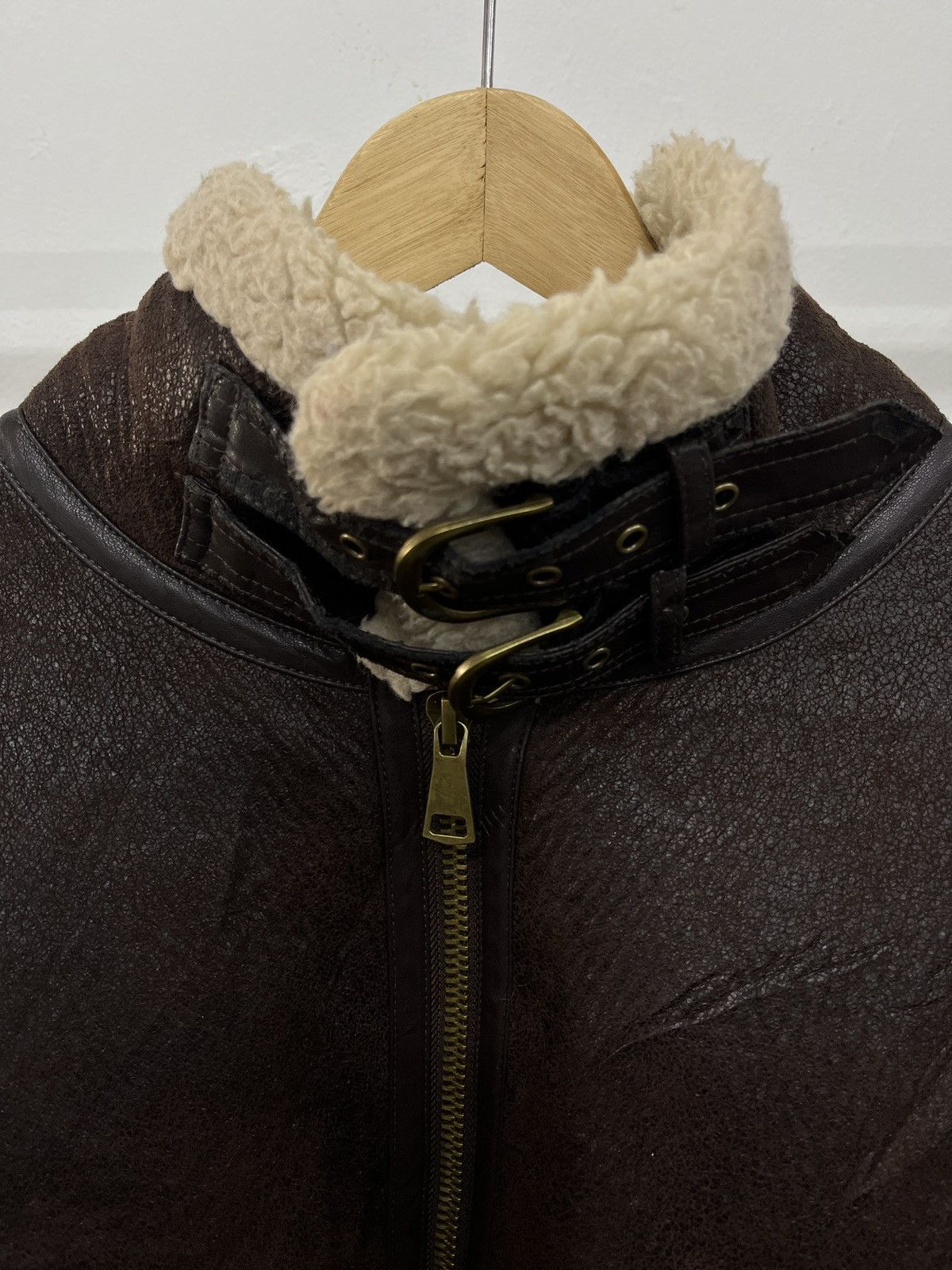 Buzz Rickson's Vintage B3 Shearling Military Faux Leather Jacket Size US M / EU 48-50 / 2 - 6 Thumbnail