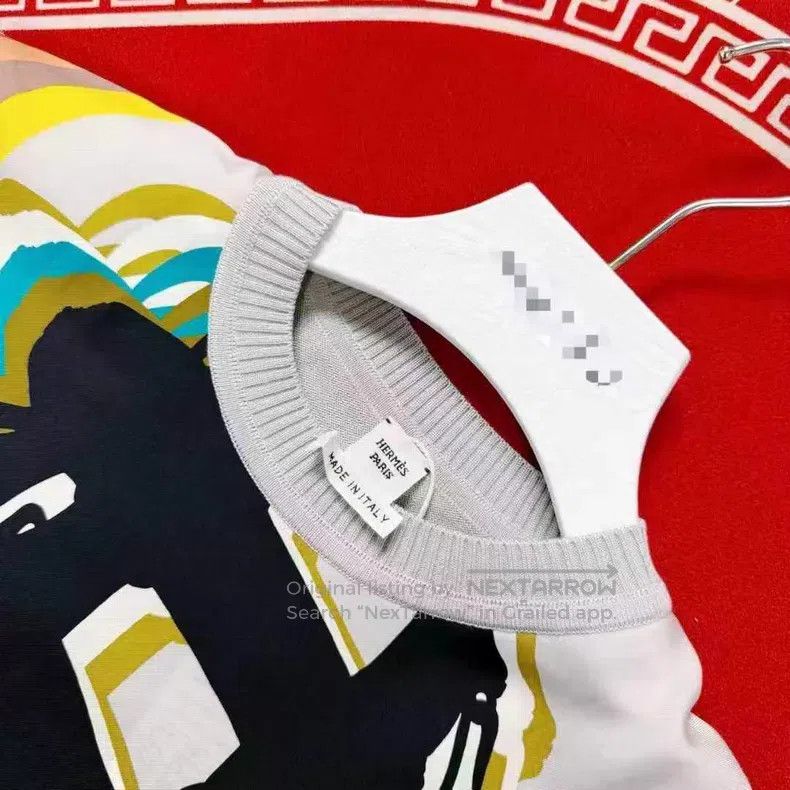 Hermes Hermes Graffiti Lock Embroidery Letter Logo Silk and Silk Size XXS / US 00 / IT 34 - 3 Thumbnail