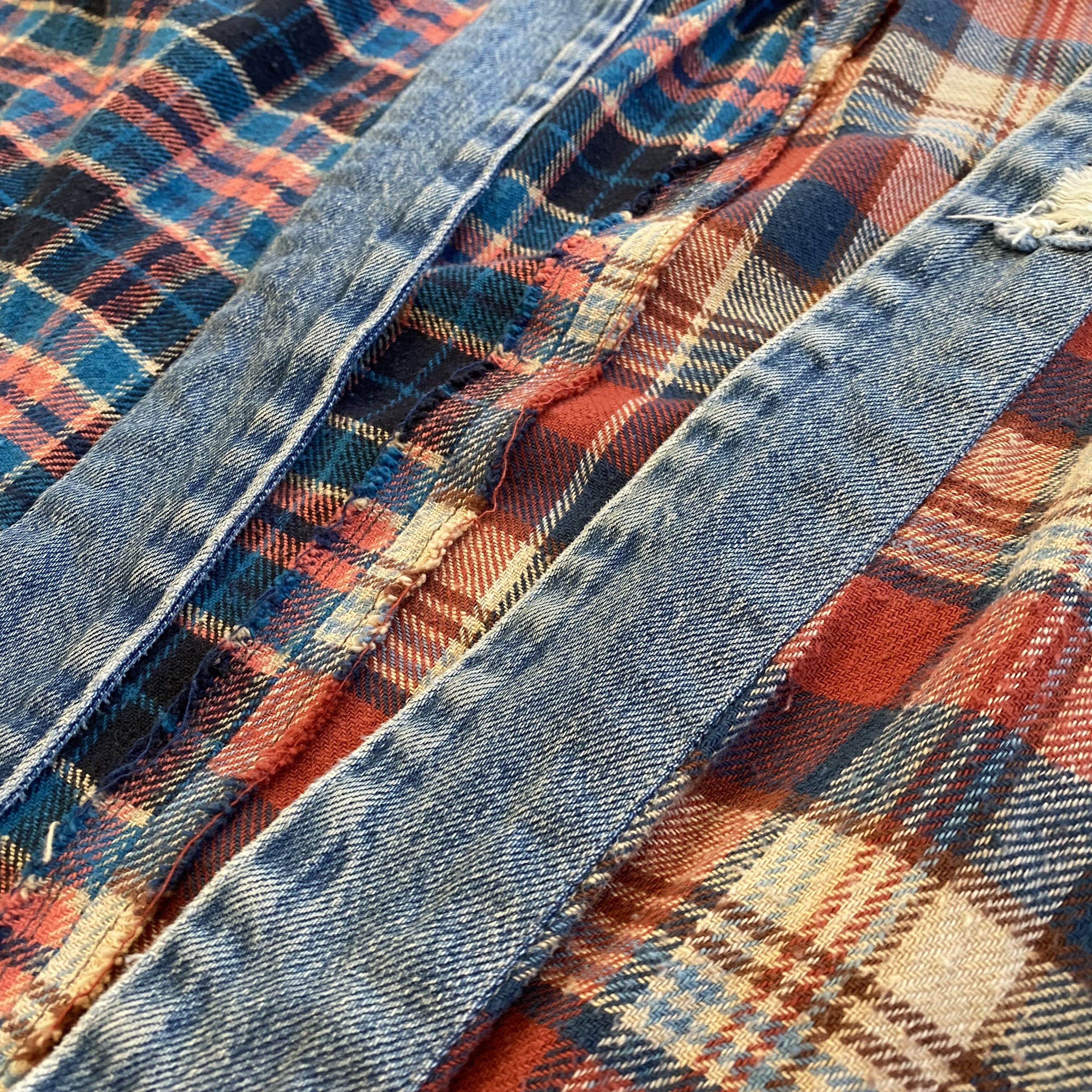 Greg Lauren Greg Lauren 2 Tone Flannel Christian Studio Kimono Size US XS / EU 42 / 0 - 7 Thumbnail