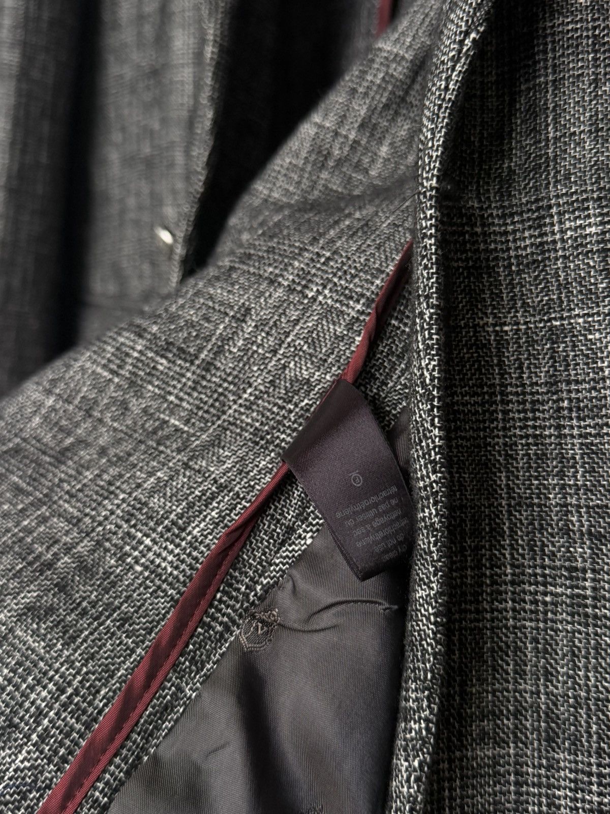 John Varvatos John Varvatos USA Luxe Blazer 42R Gray Sport Coat Jacket Size US L / EU 52-54 / 3 - 11 Thumbnail