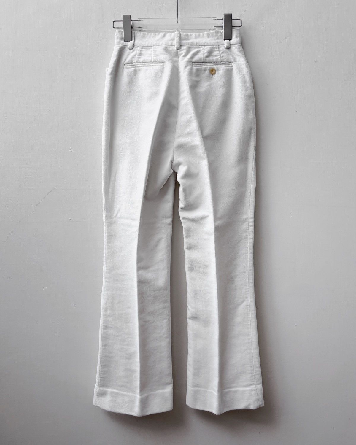 Gucci Aw1996 Gucci by Tom Ford White Velvet Pants Size 26" / US 2 / IT 38 - 9 Thumbnail
