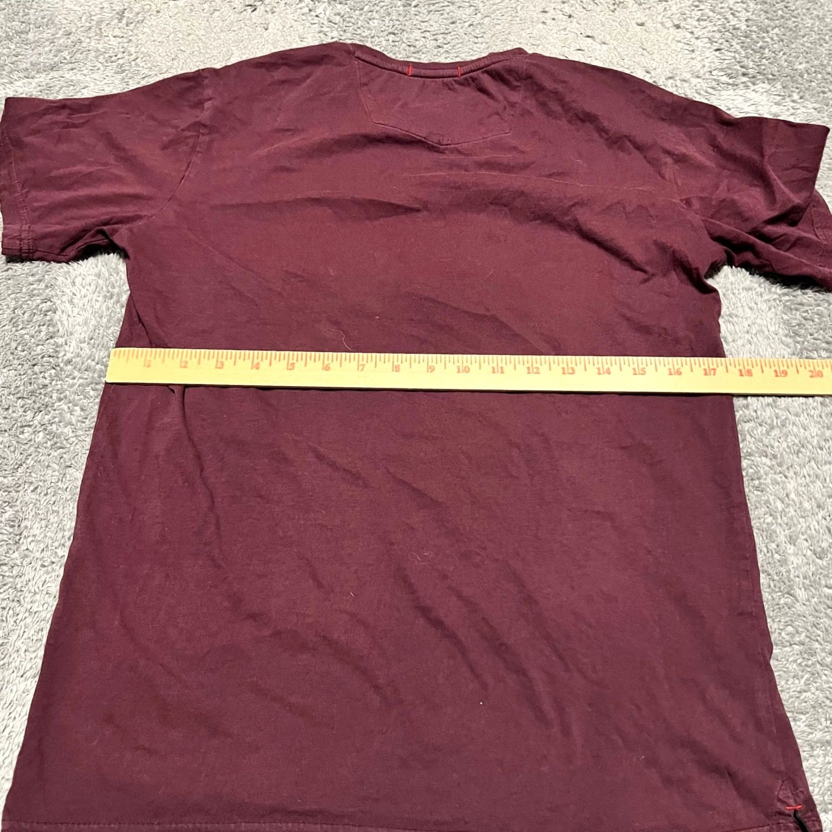 Robert Graham Robert Graham Skull Print Crew Neck T Shirt Burgundy Small Men Size US S / EU 44-46 / 1 - 4 Thumbnail