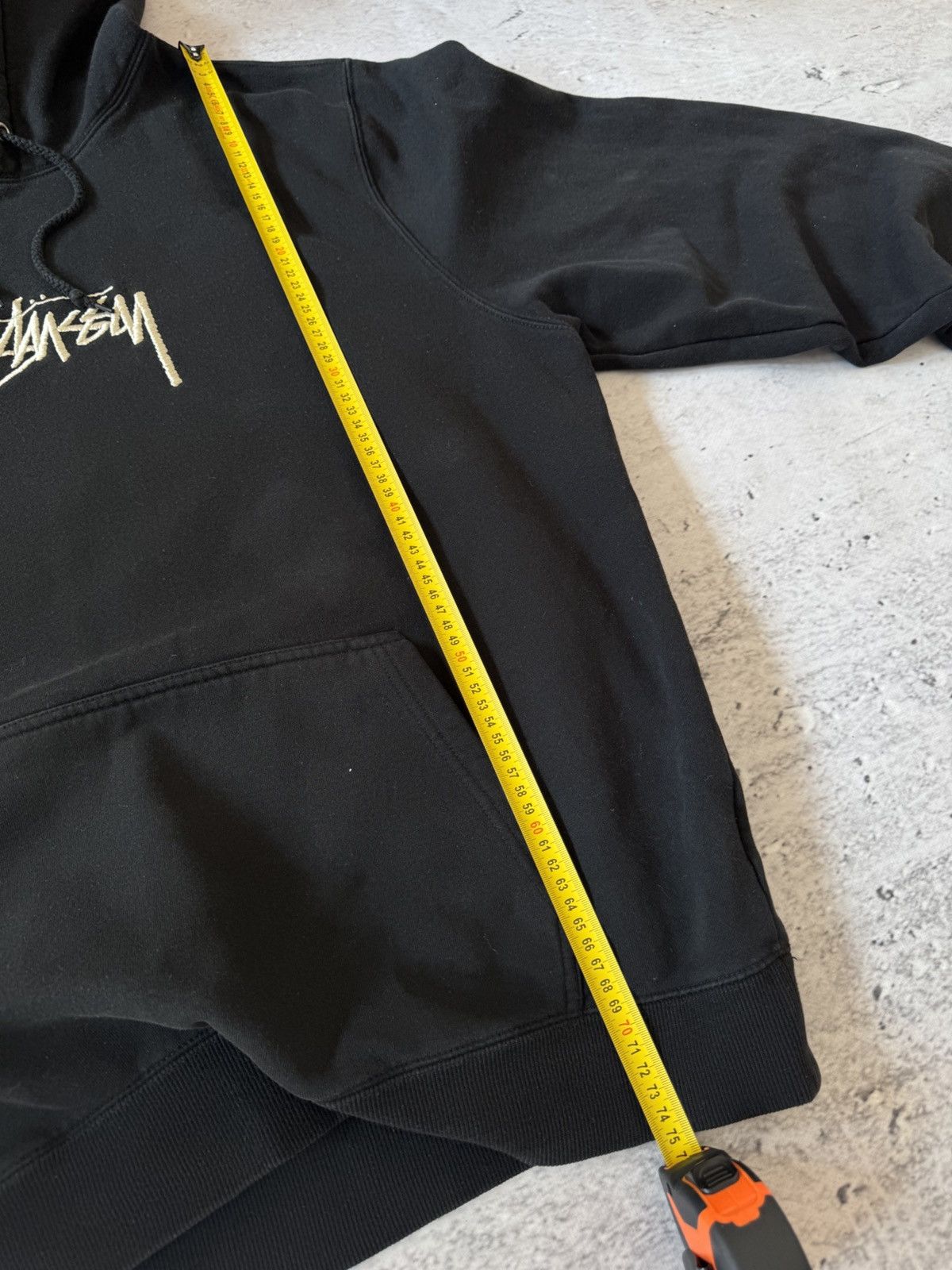 Stussy × Vintage STUSSY CENTER HUFT LOGO OVERSIZE BAGGY FIT HOODIE Size US XL / EU 56 / 4 - 10 Thumbnail