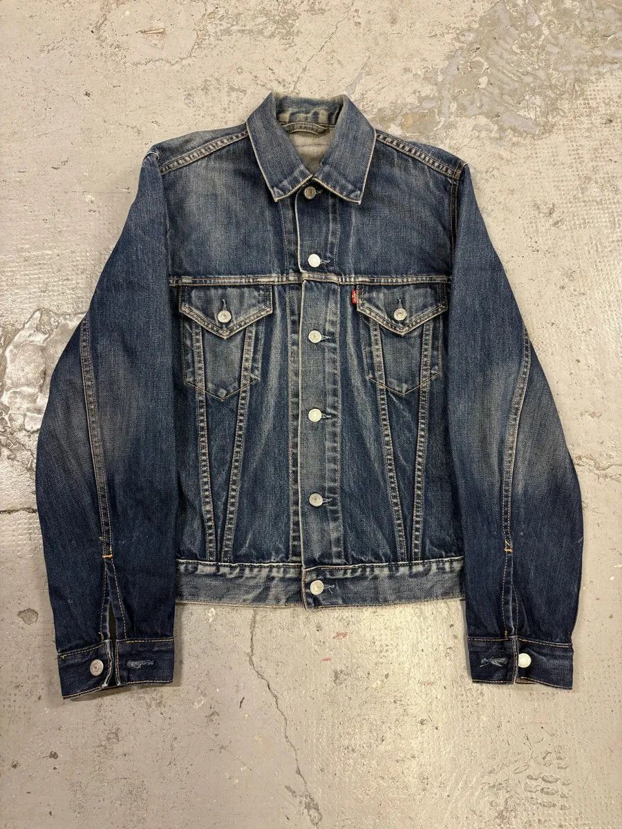 Levi's Levi’s Blue Brut Buttoned Denim Trucker Jacket Size US S / EU 44-46 / 1 - 1 Thumbnail