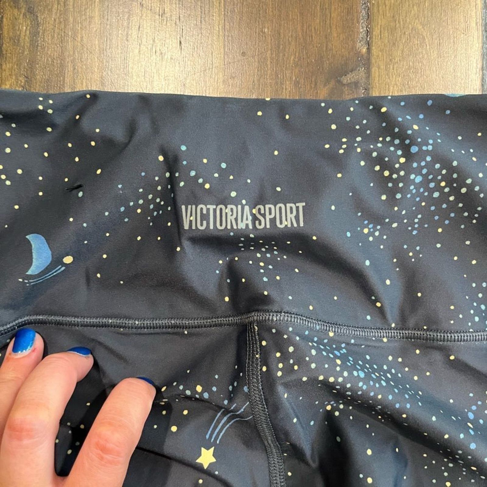 Vintage NWOT Victoria's Secret Sport Space Print Leggings - Size S Size 24" / US 00 / IT 34 - 13 Thumbnail