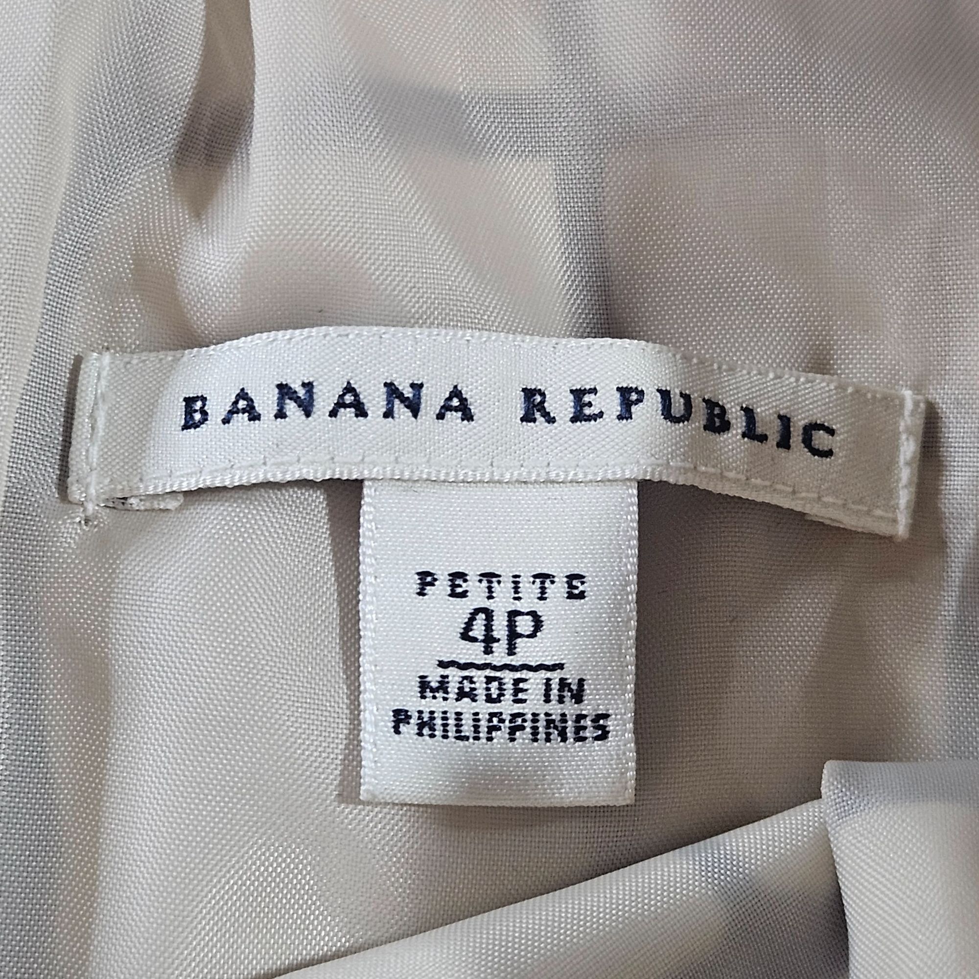 Banana Republic Banana Republic Silk Sheath Dress Size 4P Pleated Neck Caree Size S / US 4 / IT 40 - 4 Thumbnail