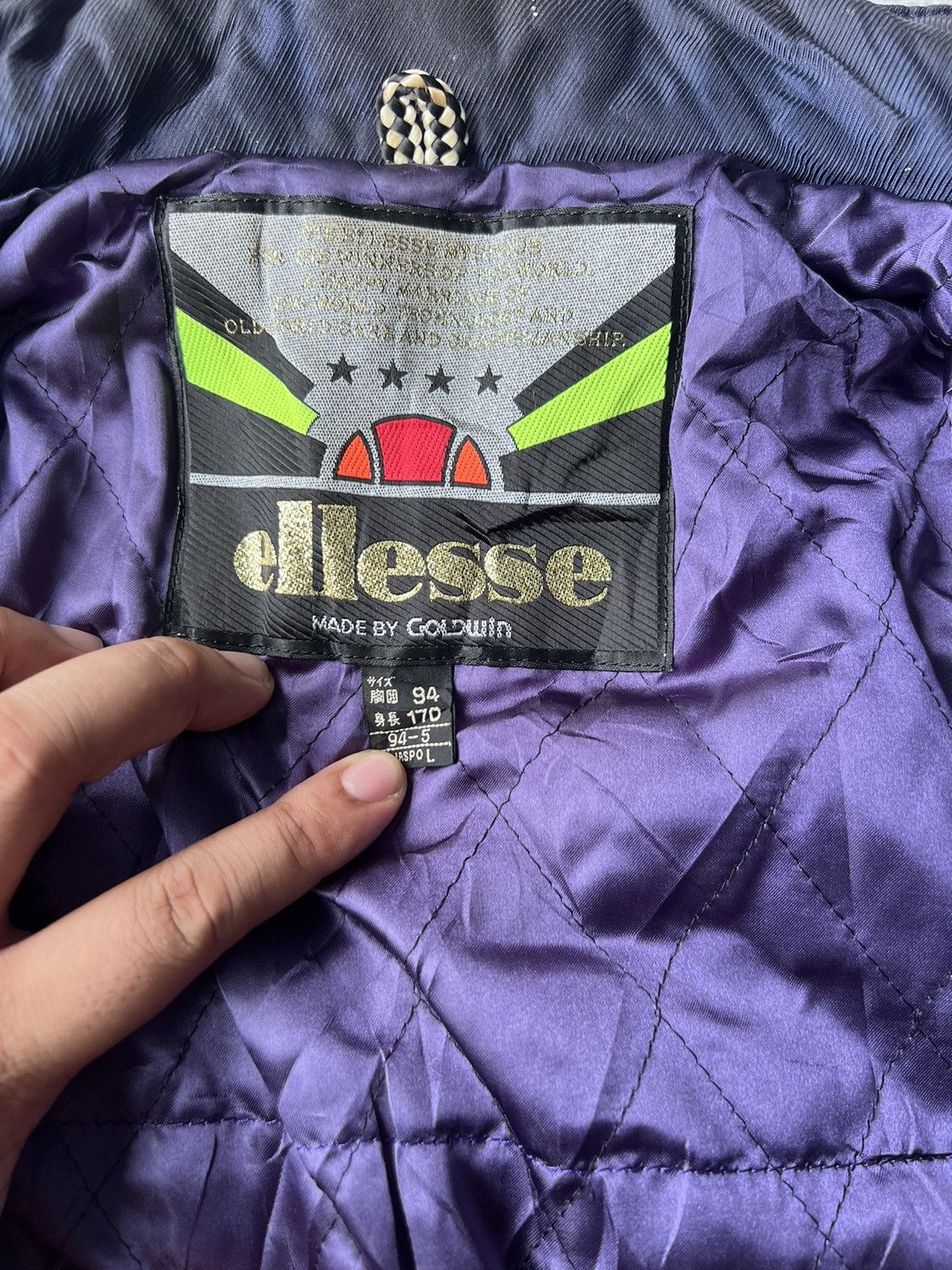 Ellesse × Goldwin × Vintage Vintage Ellese By Goldwin Jacket Ski Size US L / EU 52-54 / 3 - 8 Thumbnail