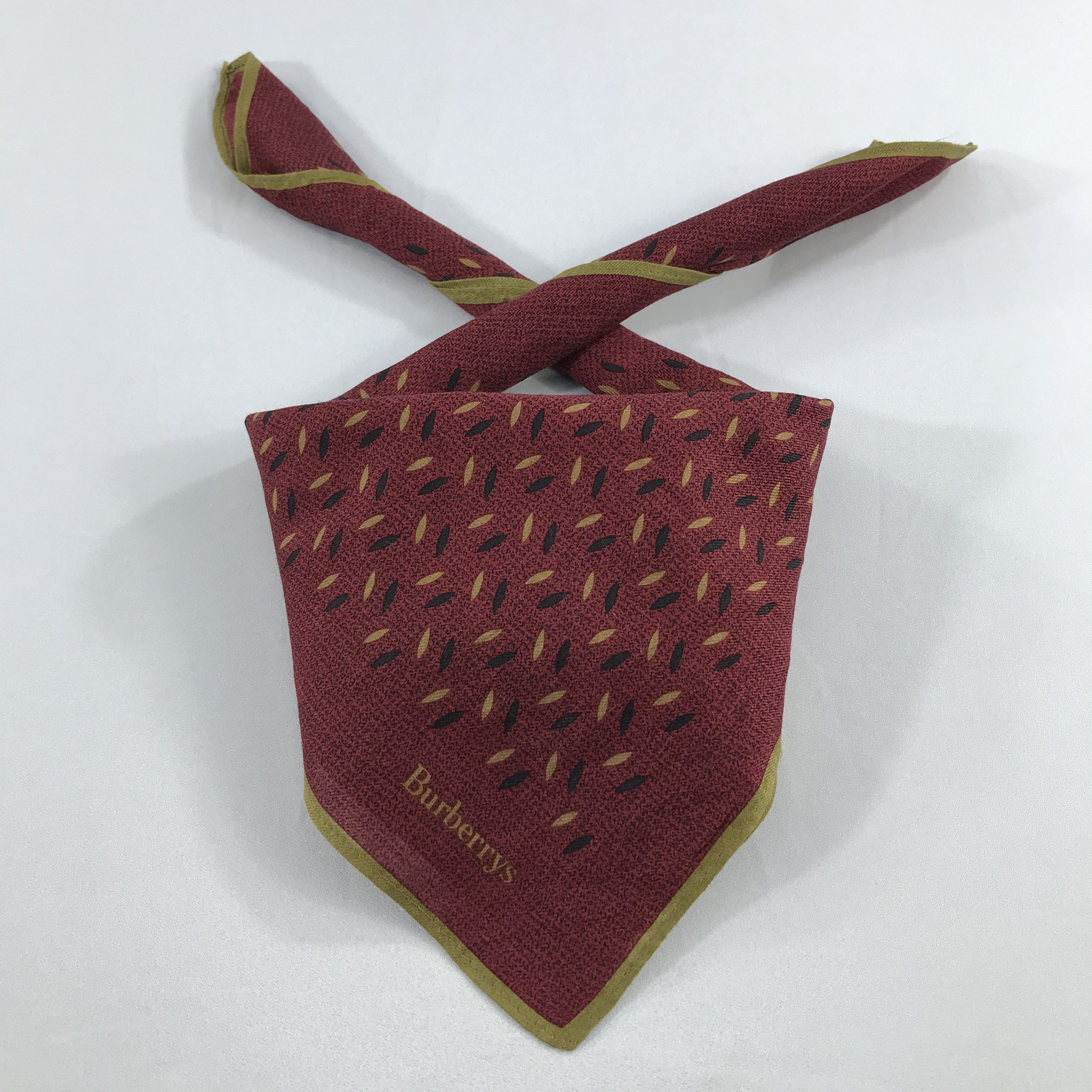 Burberry × Vintage Burberry Bandana / Handkerchief / Neckerchief - S1955 Size ONE SIZE - 3 Thumbnail