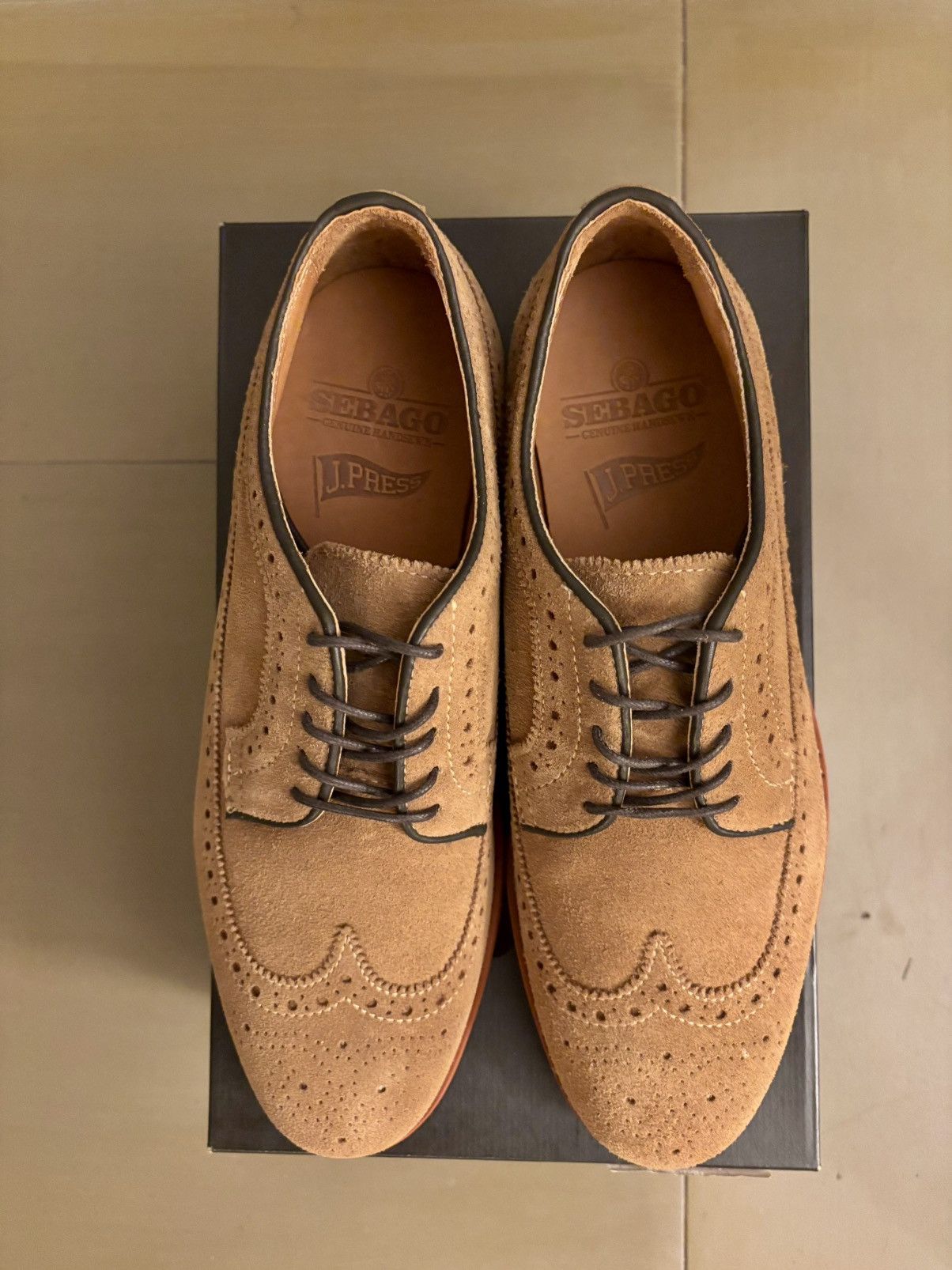 Sebago Sebago x J Press suede brogue Size US 9.5 / EU 42-43 - 4 Thumbnail