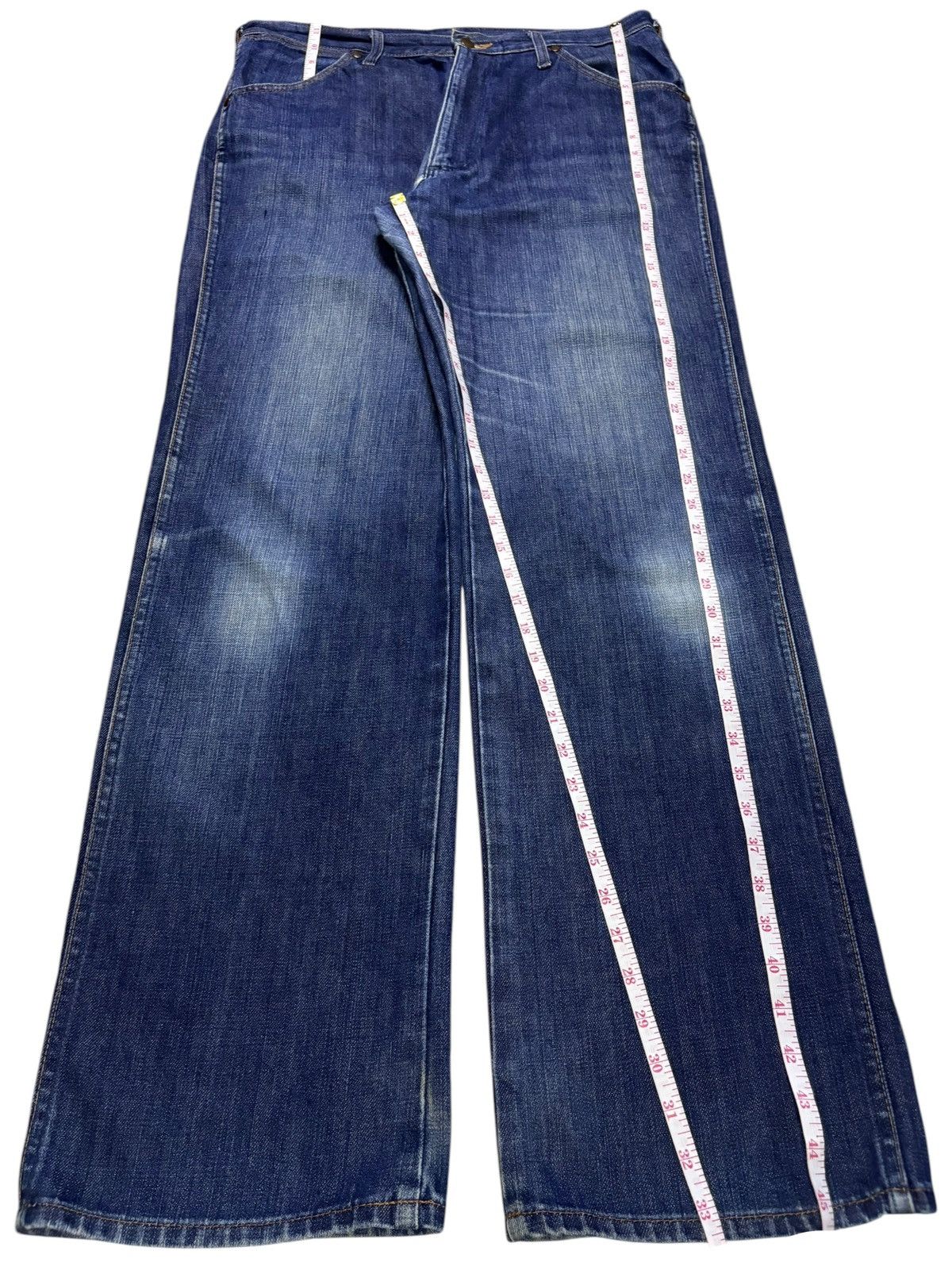 Wrangler Vintage Wrangler Blue Wash Distressed Loose Baggy Jeans Size US 36 / EU 52 - 14 Thumbnail