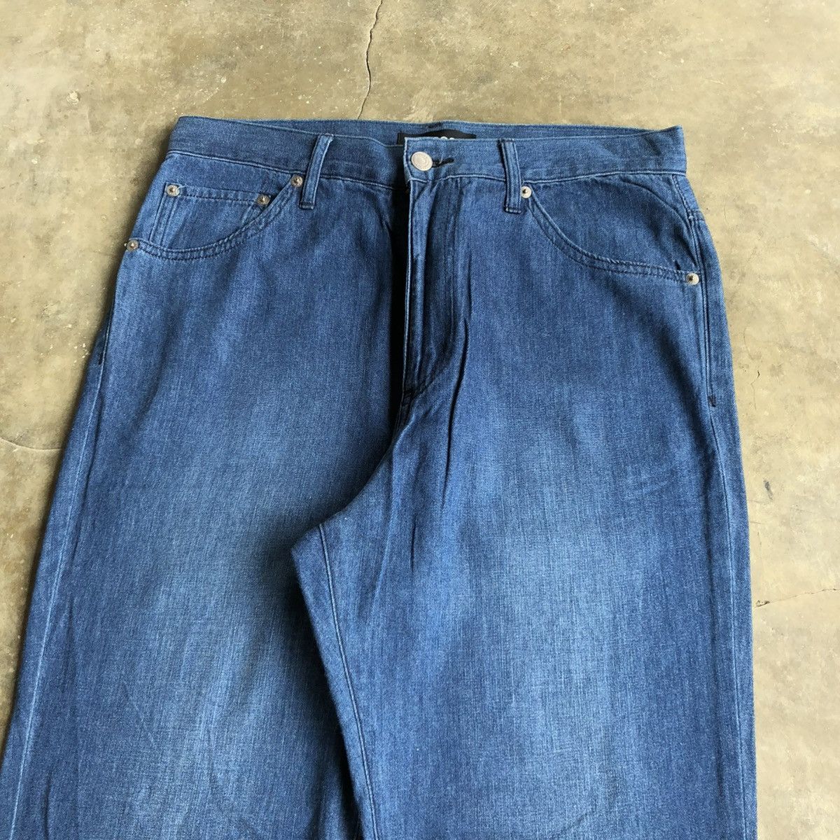CABANE de ZUCCa Zucca by Issey Miyake Soft Denim Jeans Indigo Dye Pants Size US 31 - 9 Thumbnail