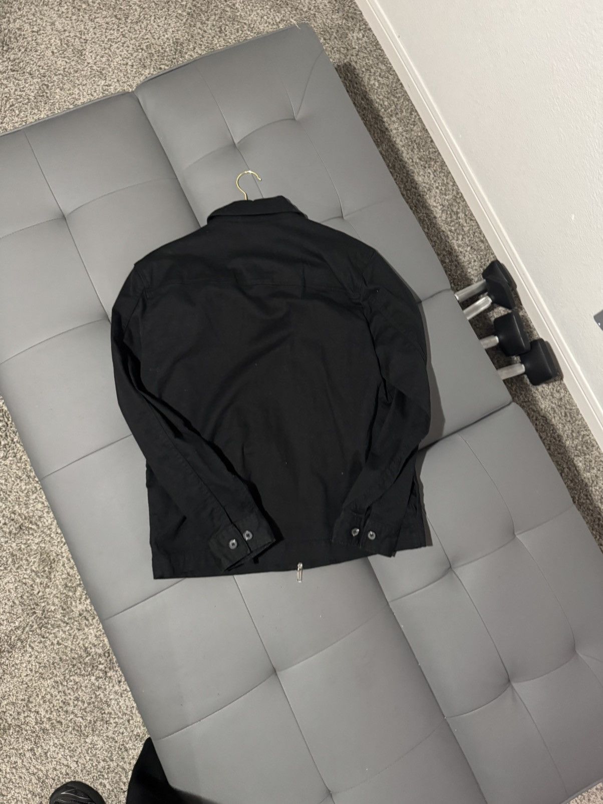Zara Long sleeve shirt zip up Size 42L - 2 Thumbnail