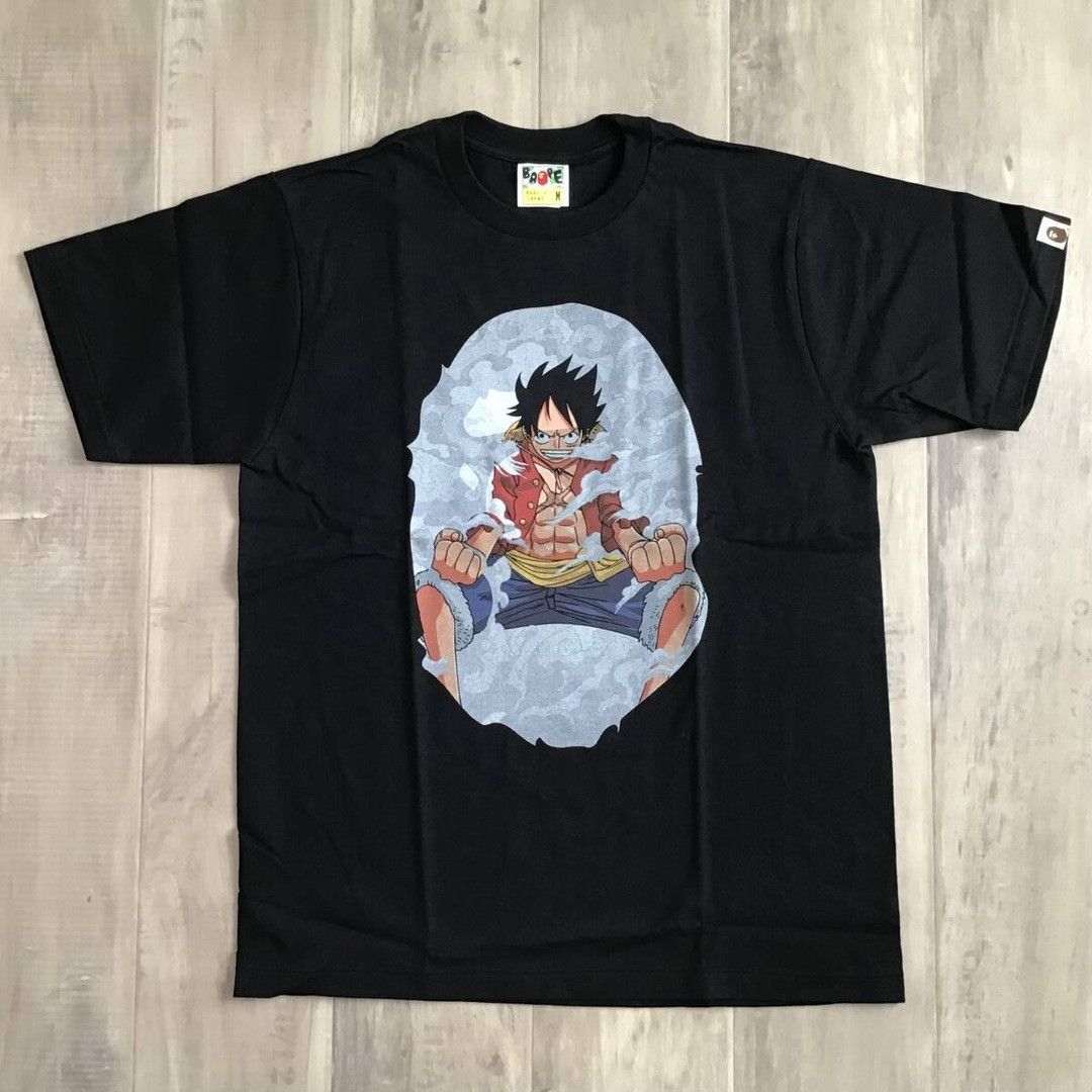 Bape BAPE × One Piece Luffy Gear Second T-shirt a bathing ape Size US M / EU 48-50 / 2 - 1 Thumbnail