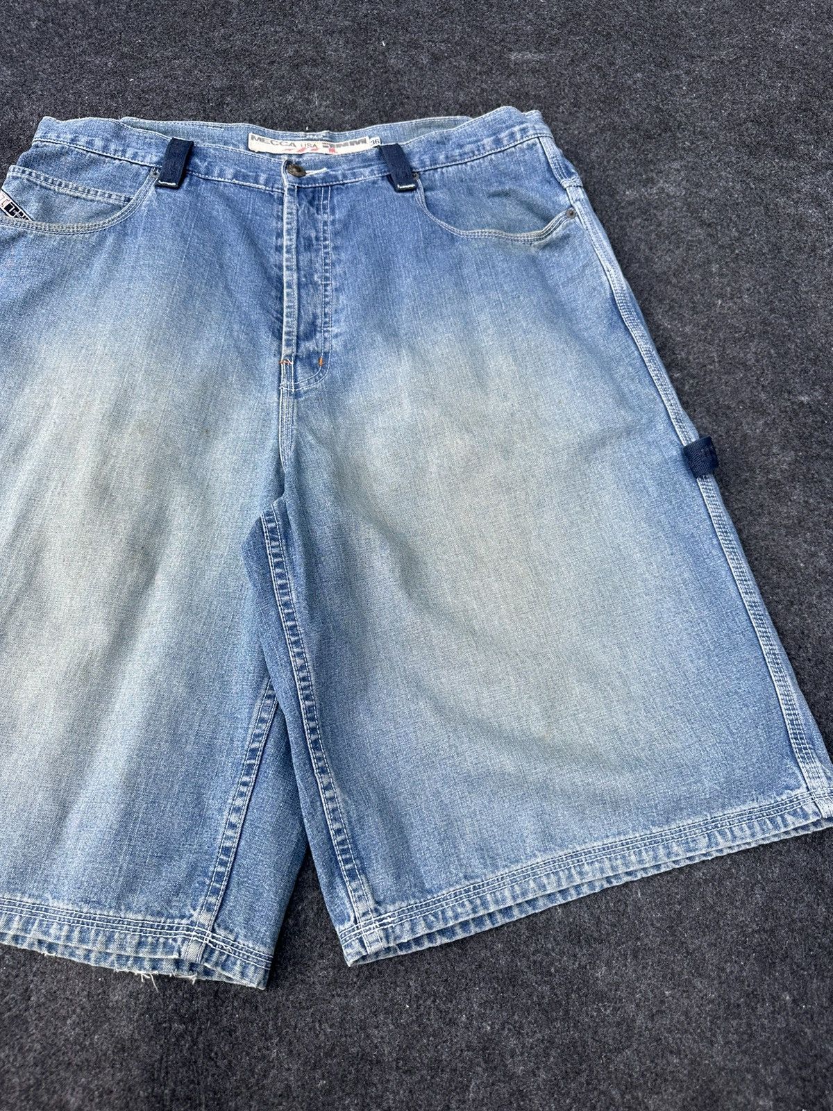 Dogtown × JNCO × Mecca Mecca Usa Baggy Short Denim Pant Size 36 D82 Size US 36 / EU 52 - 2 Thumbnail