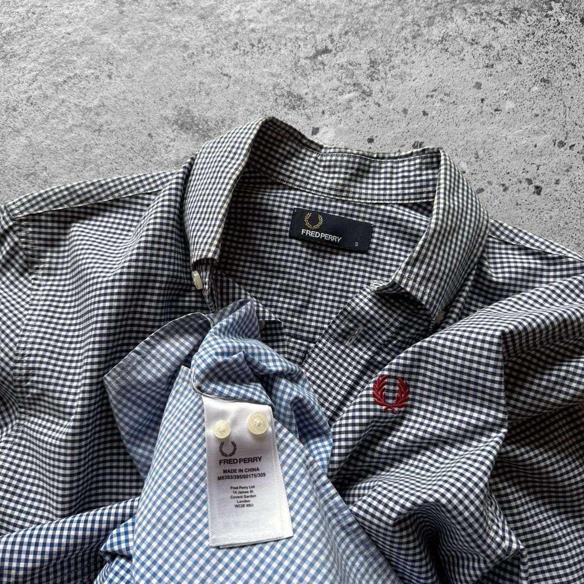 Designer × Fred Perry Fred Perry Check Button Down Long Sleeve Shirt Small Logo Size US S / EU 44-46 / 1 - 6 Thumbnail