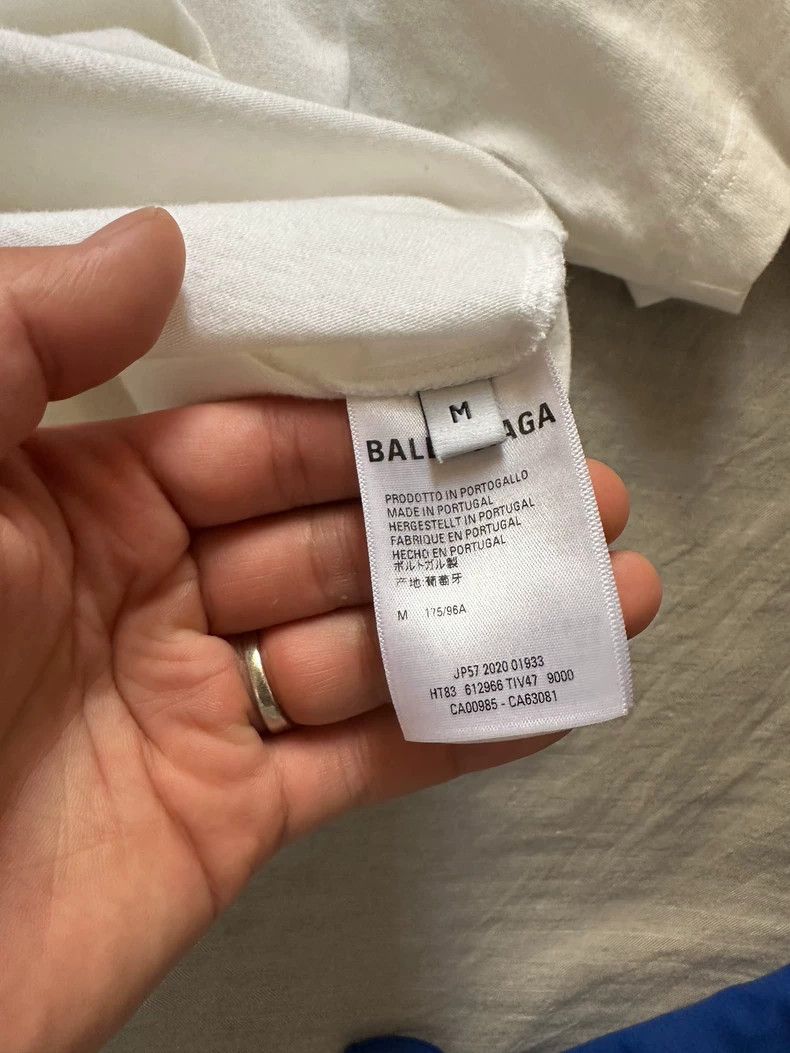 Balenciaga Balenciaga Band Short Sleeve Tee Size US M / EU 48-50 / 2 - 3 Thumbnail