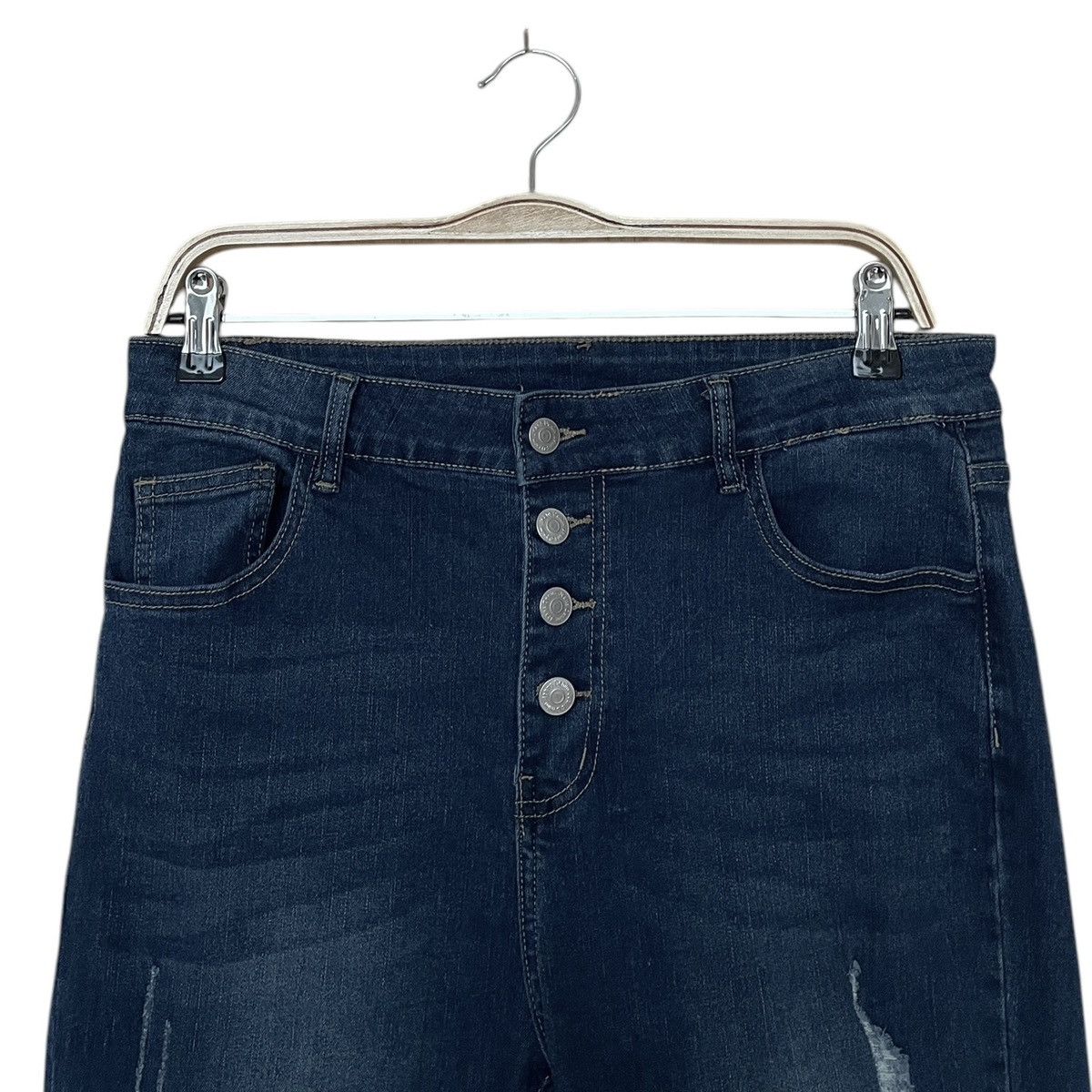 Shein Vintage Brand Shein Super Flared Jeans 2000s Size 31" - 7 Thumbnail