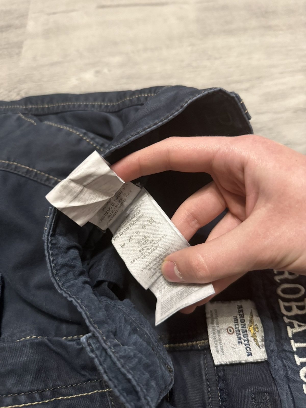 Aeronautica Militare Navy Blue Military Spec Cargo Pants Trousers Aeronautica Size US 28 / EU 44 - 12 Thumbnail