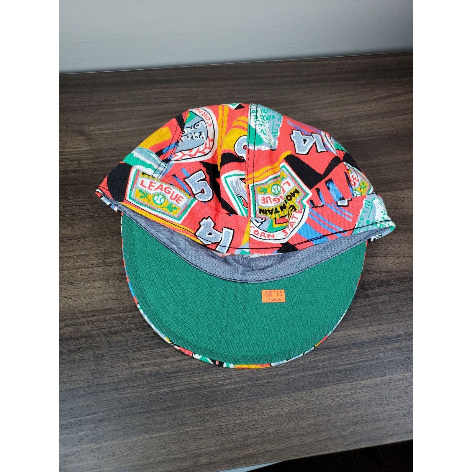 Stormy Kromer × Vintage Kromer Baseball All Over Print Fitted Railroad Hat Cap 7 1/8 Size 32 - 9 Thumbnail