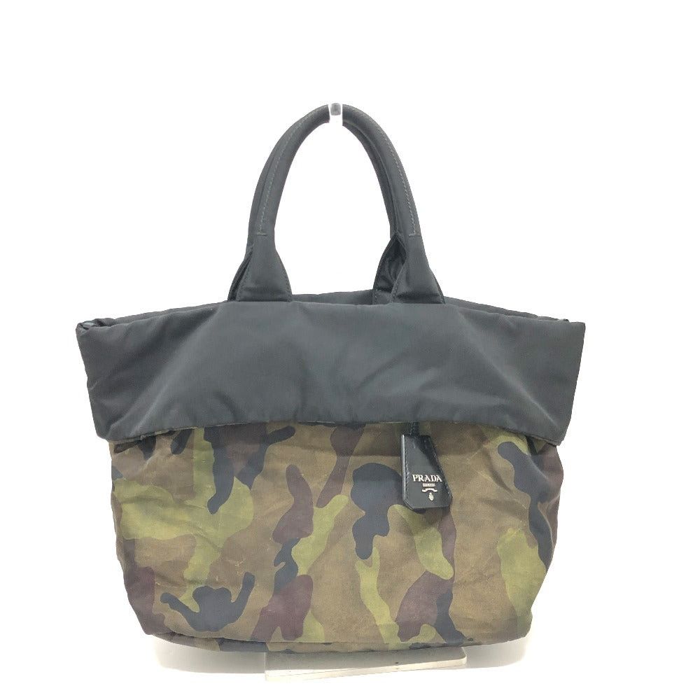Prada Prada B1959V Camouflage 2 Way Bag Shoulder Handbag Nylon Women Green Size ONE SIZE - 1 Thumbnail