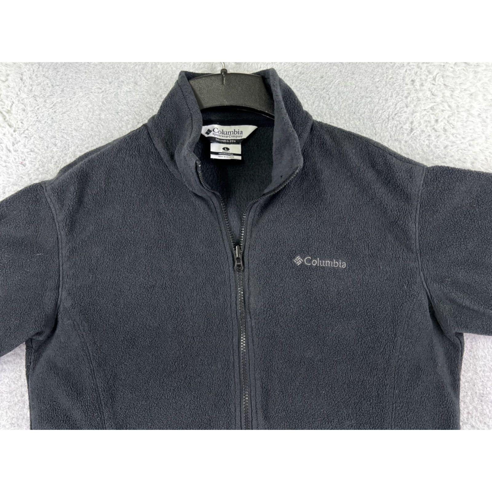 The North Face The North Face Jacket Womens Large Gray Full Zip Fleece 100% Polyester Mock Neck Size L / US 10 / IT 46 - 4 Thumbnail