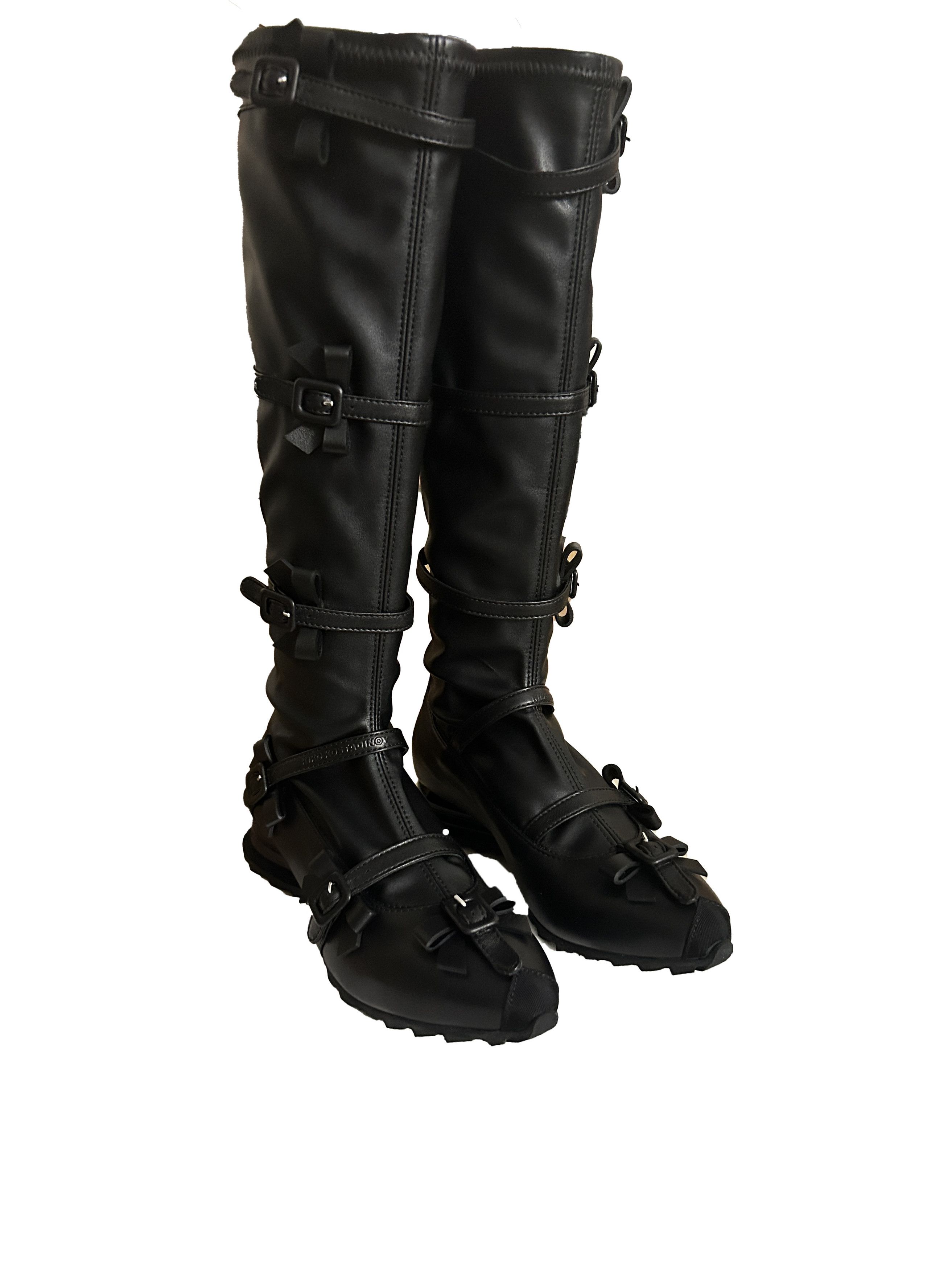 Kiko Kostadinov RIBBON HIGH BOOT Black