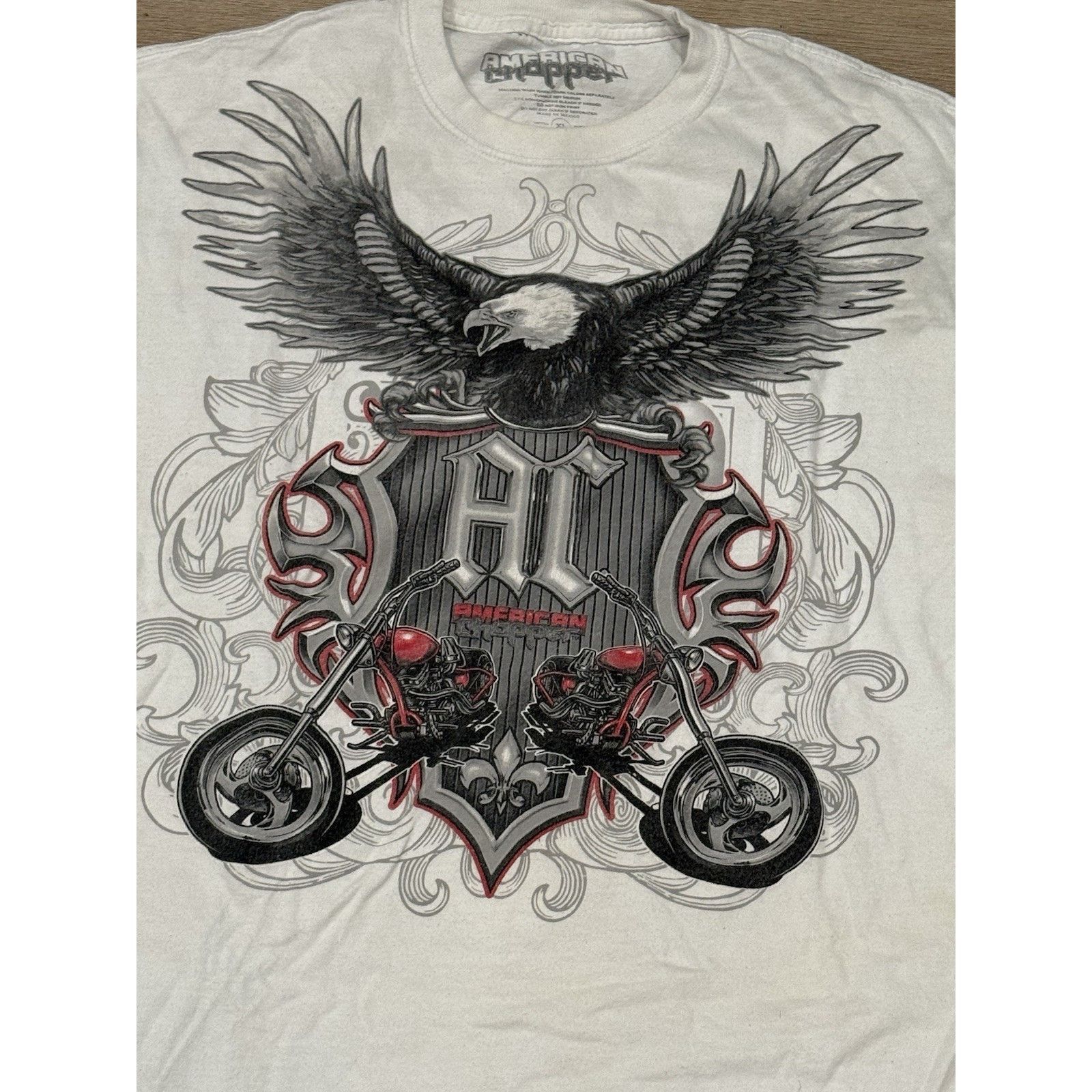 West Coast Choppers American Chopper Tee Shirt Y2K Graphic Men’s XL Eagle AOP Size US XL / EU 56 / 4 - 2 Thumbnail