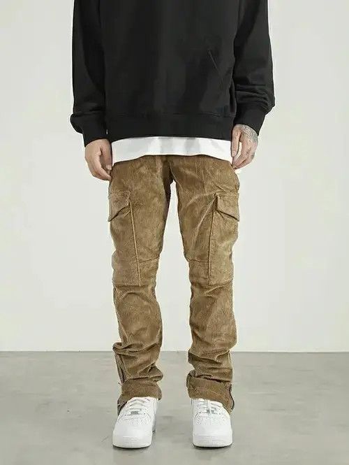 Designer × Japanese Brand × Vintage flared faded skate cargo pants Size US 32 / EU 48 - 2 Thumbnail