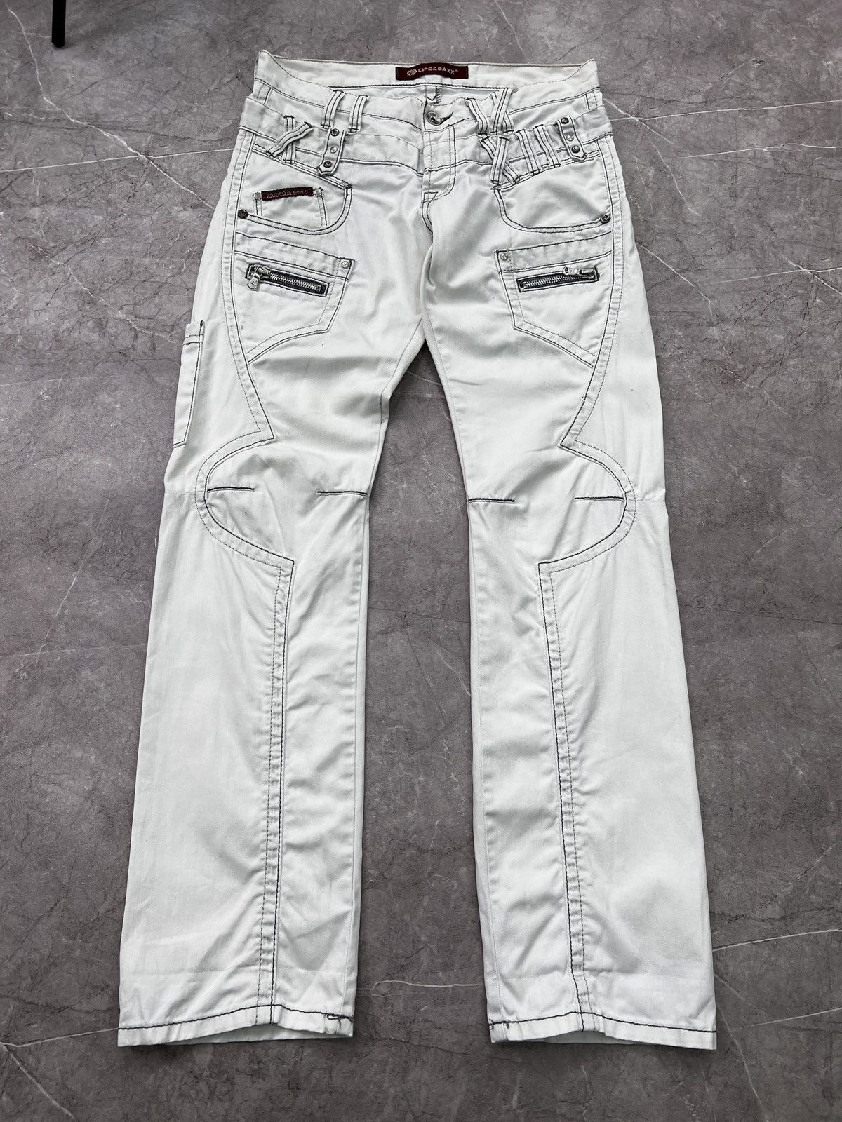 Emporio Armani × If Six Was Nine × Le Grande Bleu (L.G.B.) 2000s Unknown Japanese Bondage Cargo Pants 2k style Size US 34 / EU 50 - 1 Thumbnail