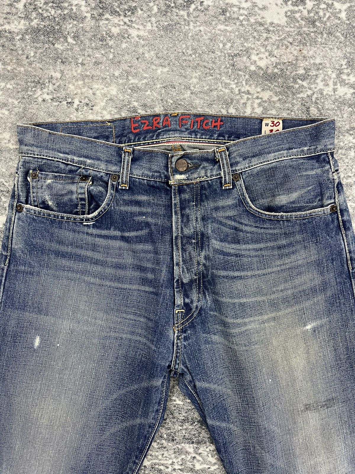 Vintage Vintage Ezra Fitch Salvage Denim Selvedge Size US 30 / EU 46 - 3 Thumbnail