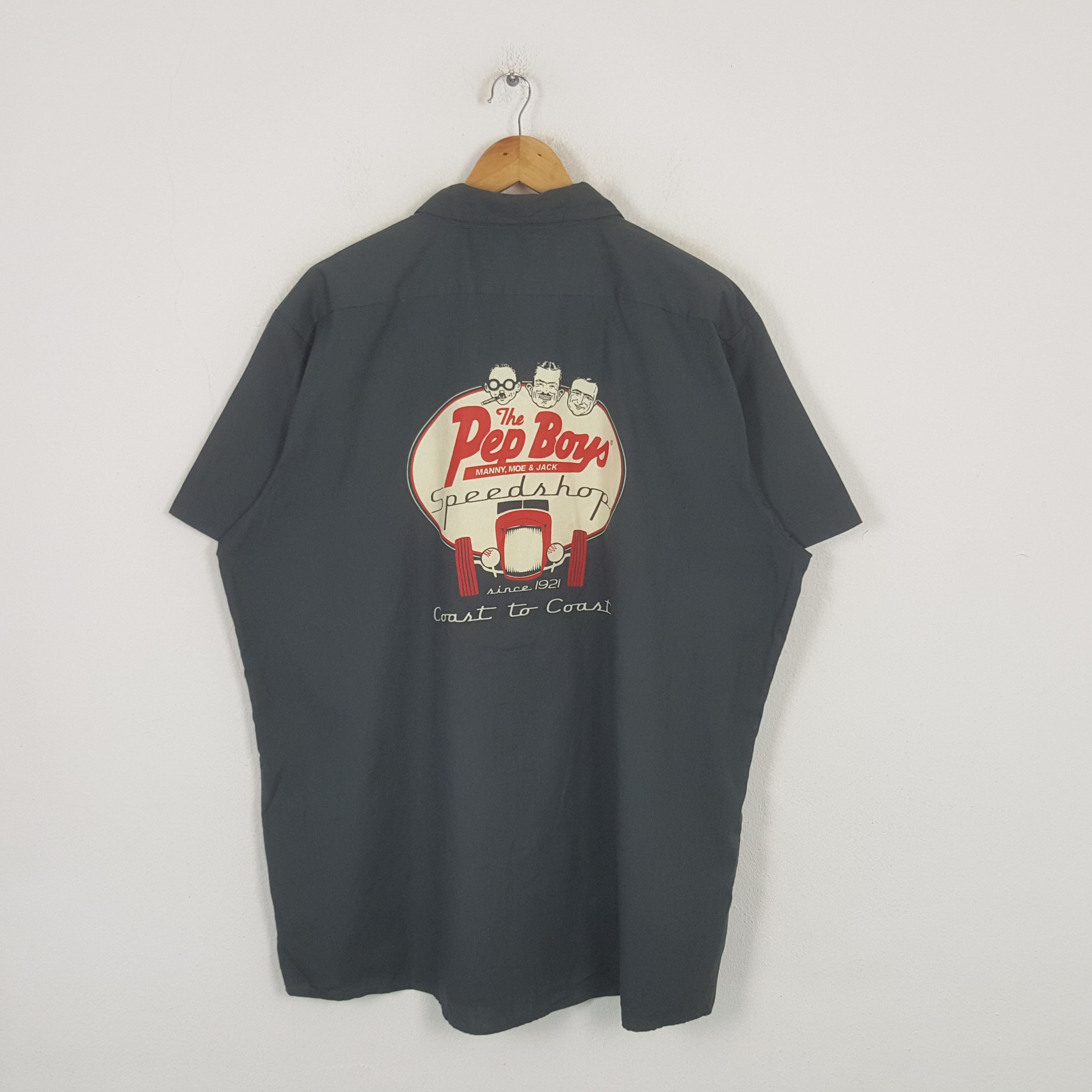 Dickies Vintage Dickies The Pep Boyo Bikers Work Tshirt RR6 Size US XXL / EU 58 / 5 - 1 Thumbnail