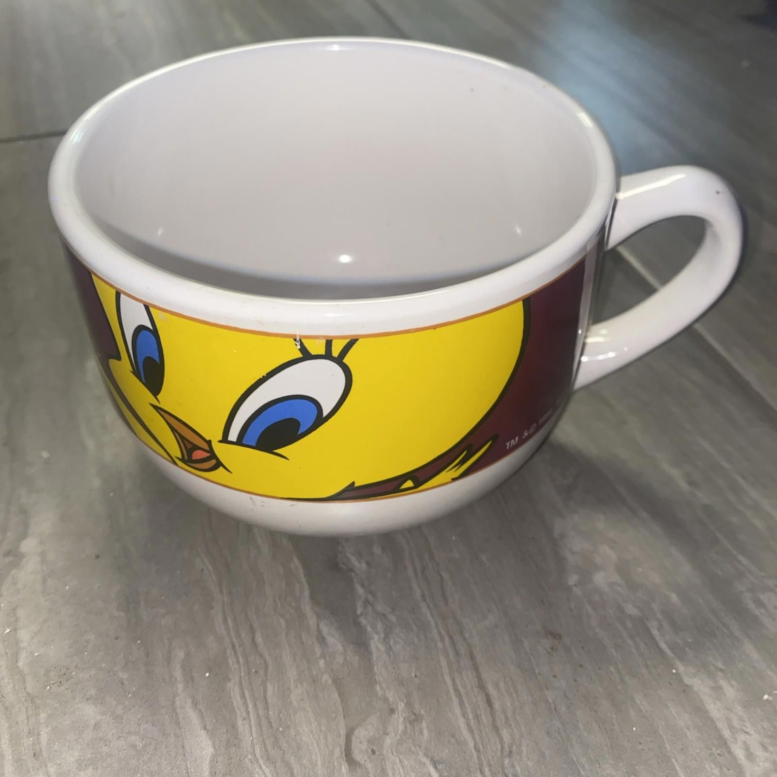 Other Vtg Looney Tunes Coffee Bowl Warner Bros 1998 Tweety Bird Size ONE SIZE - 4 Thumbnail