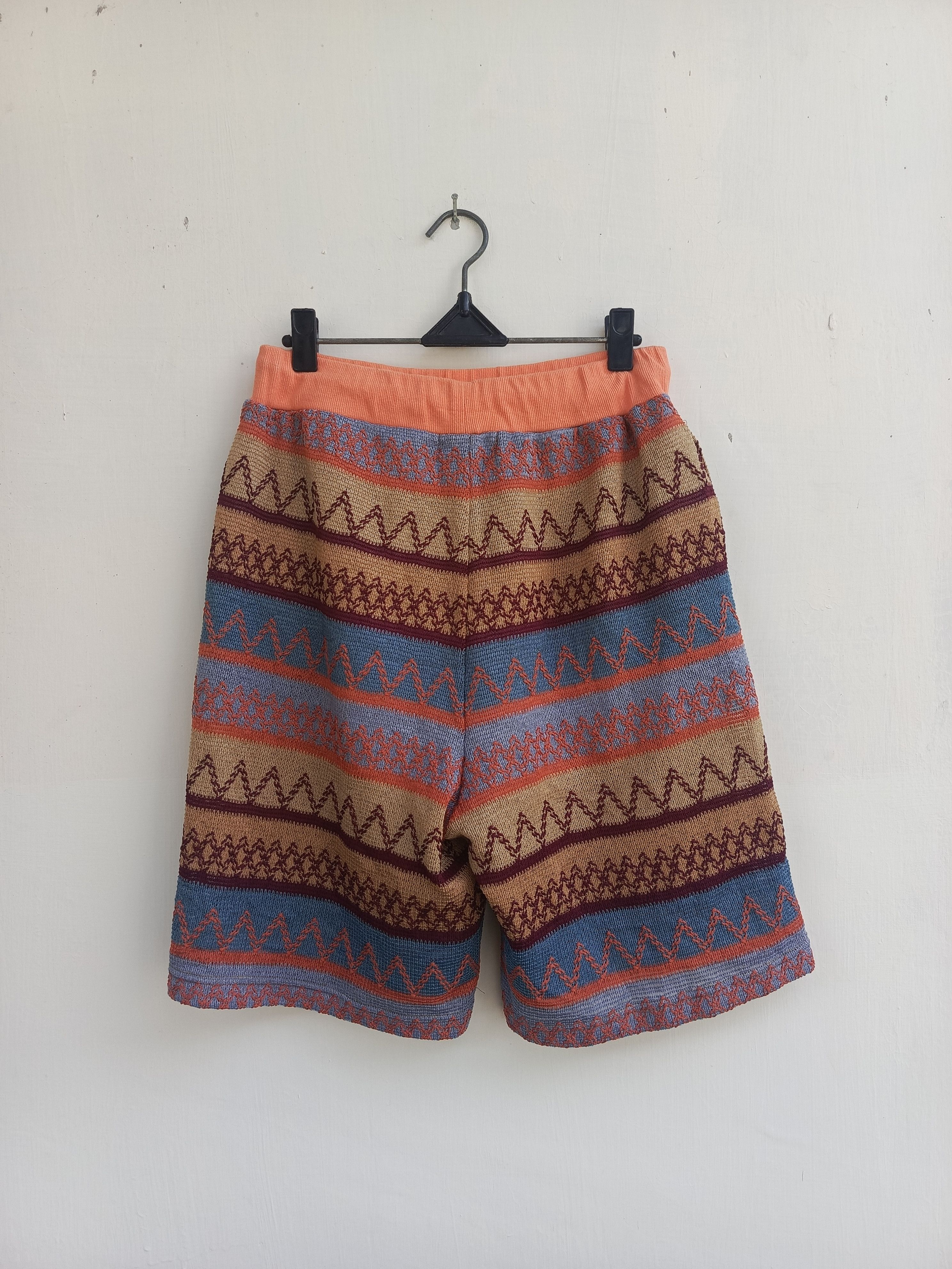 Japanese Brand Rainbow stitck short pants Size US 32 / EU 48 - 4 Thumbnail