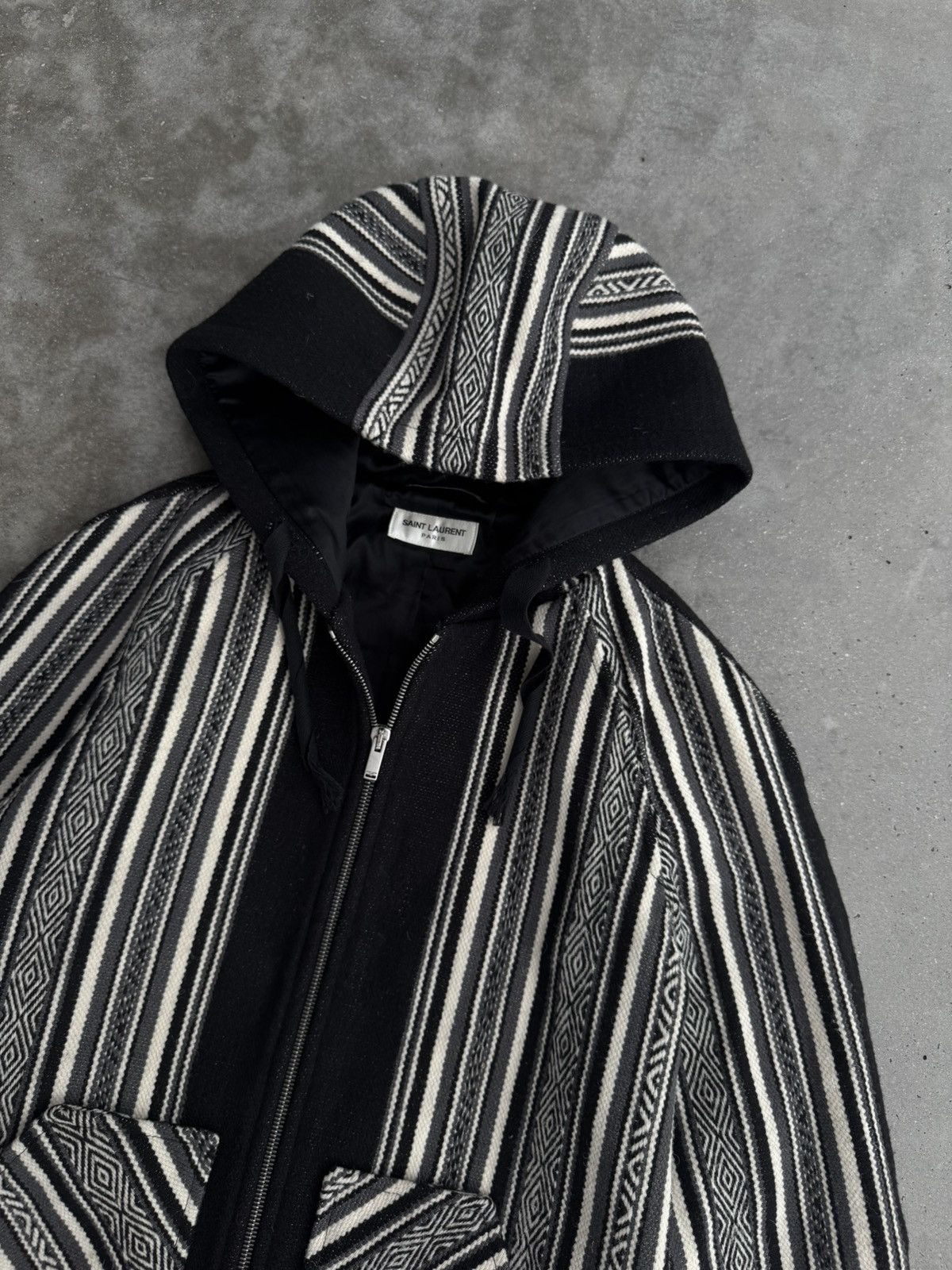 Saint Laurent Paris *RARE* Saint Laurent Paris 2017 Wool Blend Zip Jacket Size US S / EU 44-46 / 1 - 4 Thumbnail
