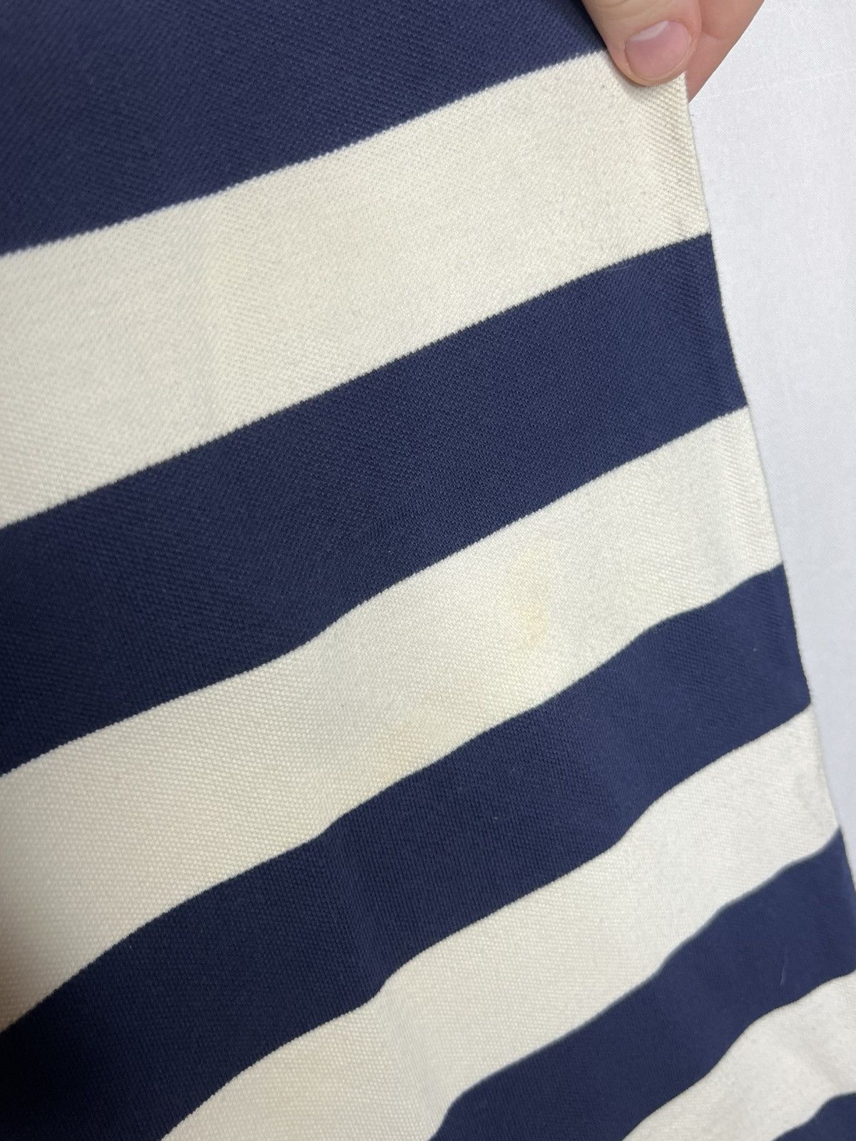 Polo Ralph Lauren Vintage Polo Ralph Lauren #3 Big Logo Pony Striped Polo Tee Size US XXL / EU 58 / 5 - 13 Thumbnail