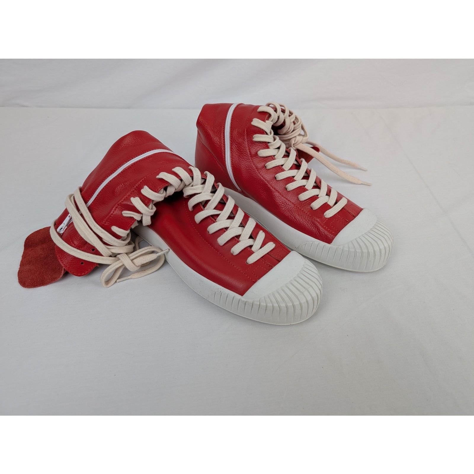 Vivienne Westwood o1rshd1 Lena Leather Boxing Boot in Red Size US 10 / EU 43 - 4 Thumbnail