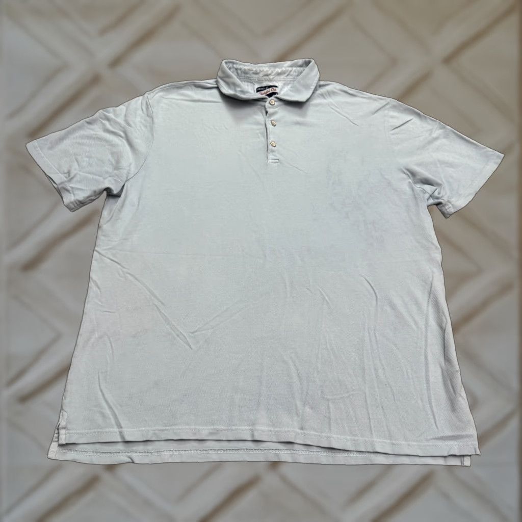 johnnie-O johnnie-O Shoreline Polo Shirt Men XL Gulf Blue Cotton Blend Short Sleeve Casual Polo Shirt Men XL Blue 50 in Chest Classic Preppy Sports Mens Size US XL / EU 56 / 4 - 1 Thumbnail