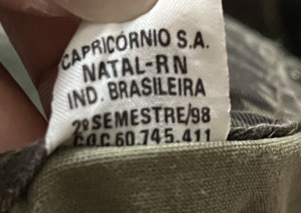 Vintage 1998 Original Brazil Army Issue Lizard Camo Trousers Size US 32 / EU 48 - 4 Thumbnail