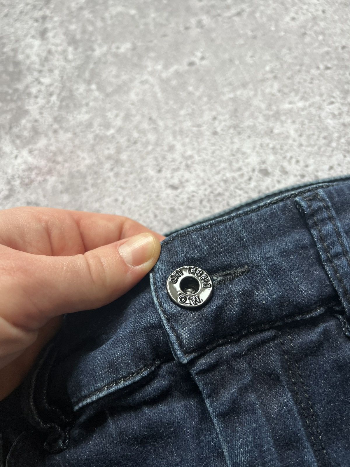 Diesel × Vintage Vintage Diesel Denim Skirt Y2K Size 29" - 8 Thumbnail